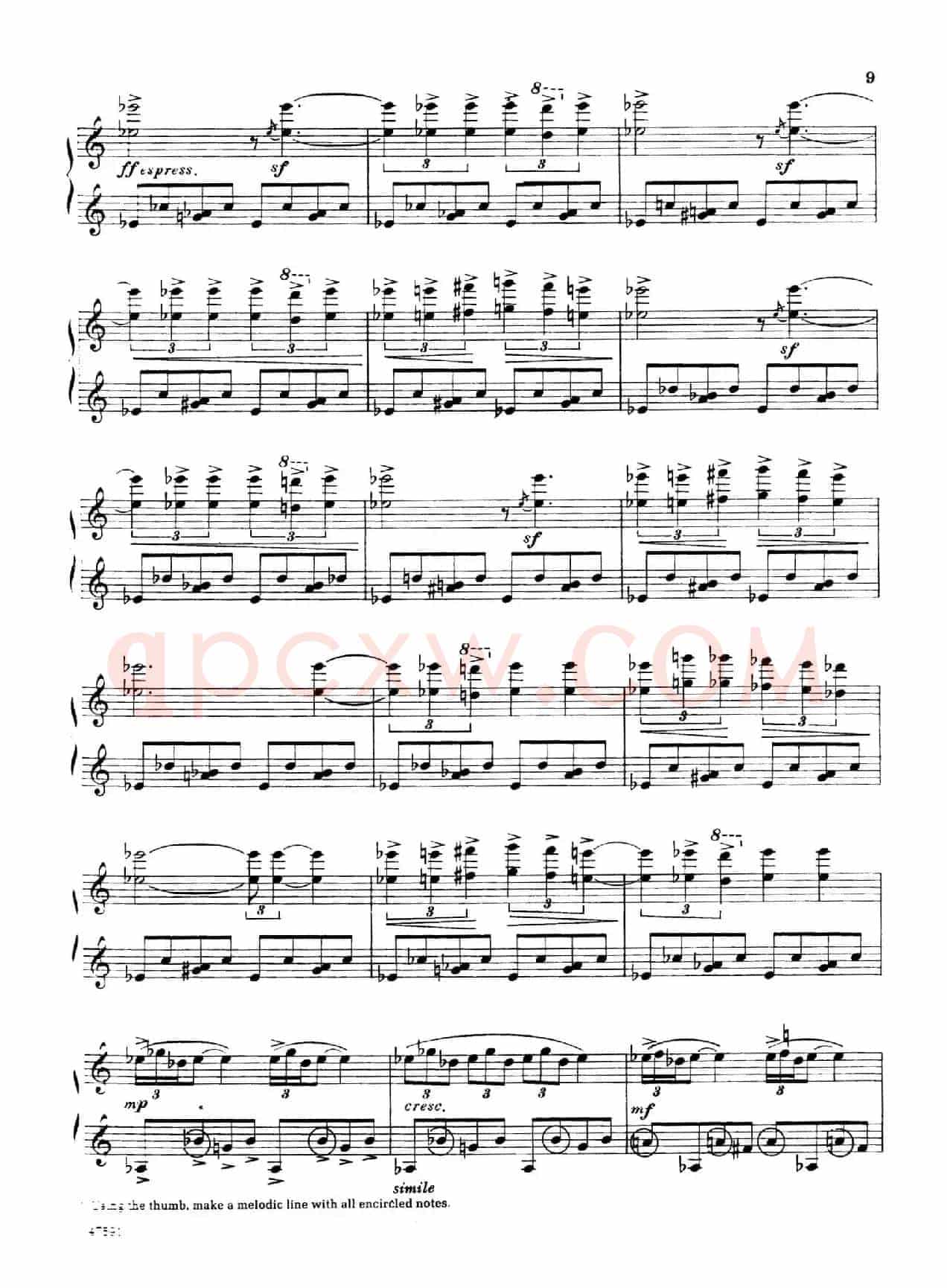 Piano Sonata in E-flat Major Op.95(降E大调钢琴奏鸣曲·Ⅰ)