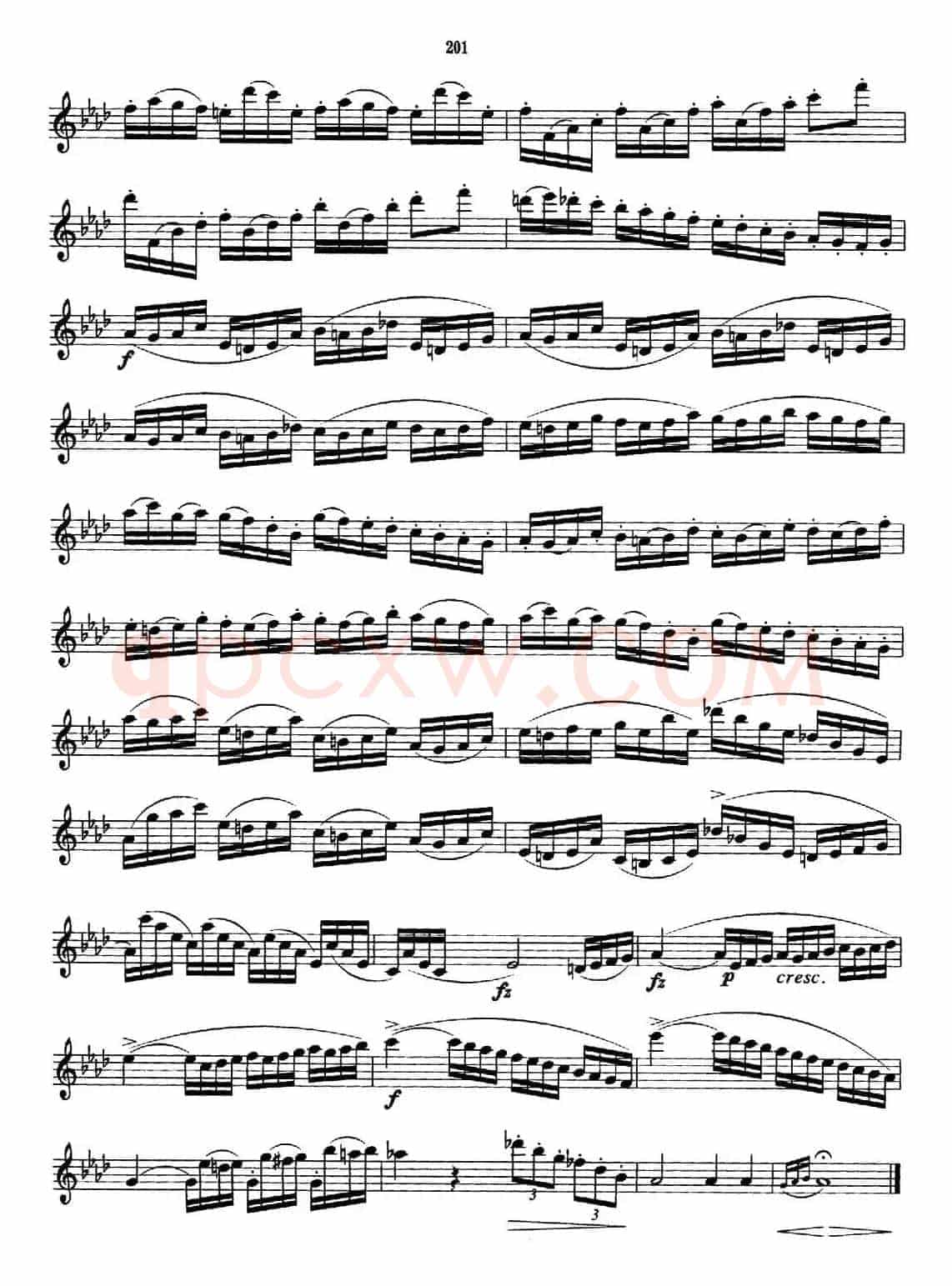 萨克斯管业余考级九级练习曲第二首