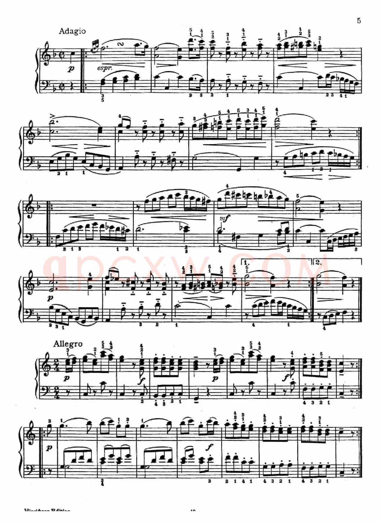 6 Viennese Sonatinas K.439b(6首维也纳小奏鸣曲·Ⅰ)
