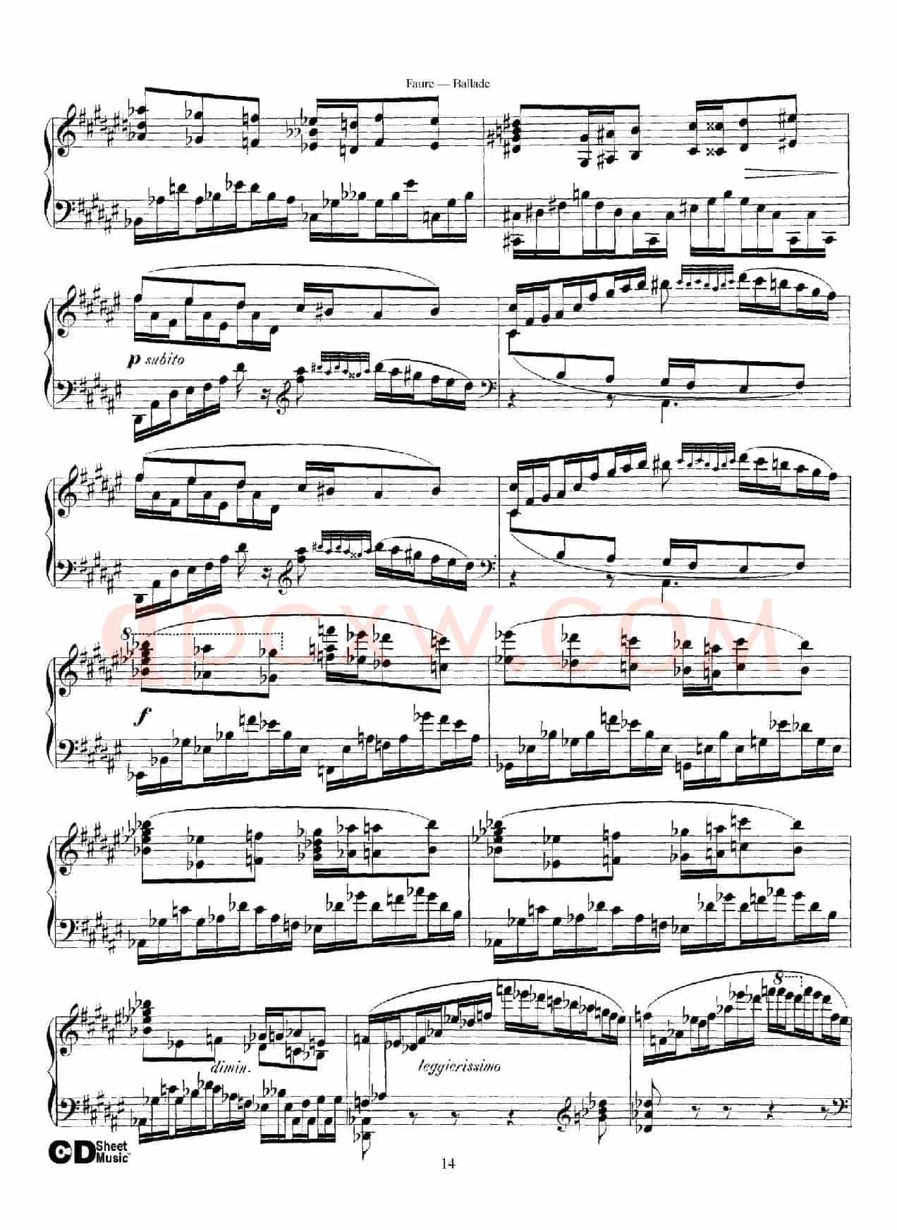 Ballade Op.19（叙事曲）