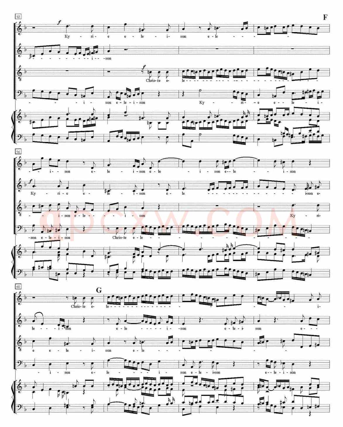 N°1 Requiem（KV 626）（萨克斯四重奏+钢琴伴奏）