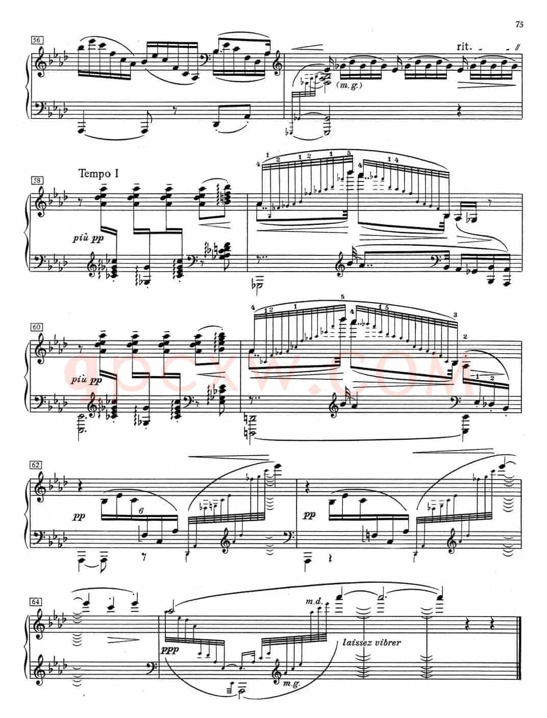 德彪西12首钢琴练习曲(11 琶音练习v1.0 arpèges composés)