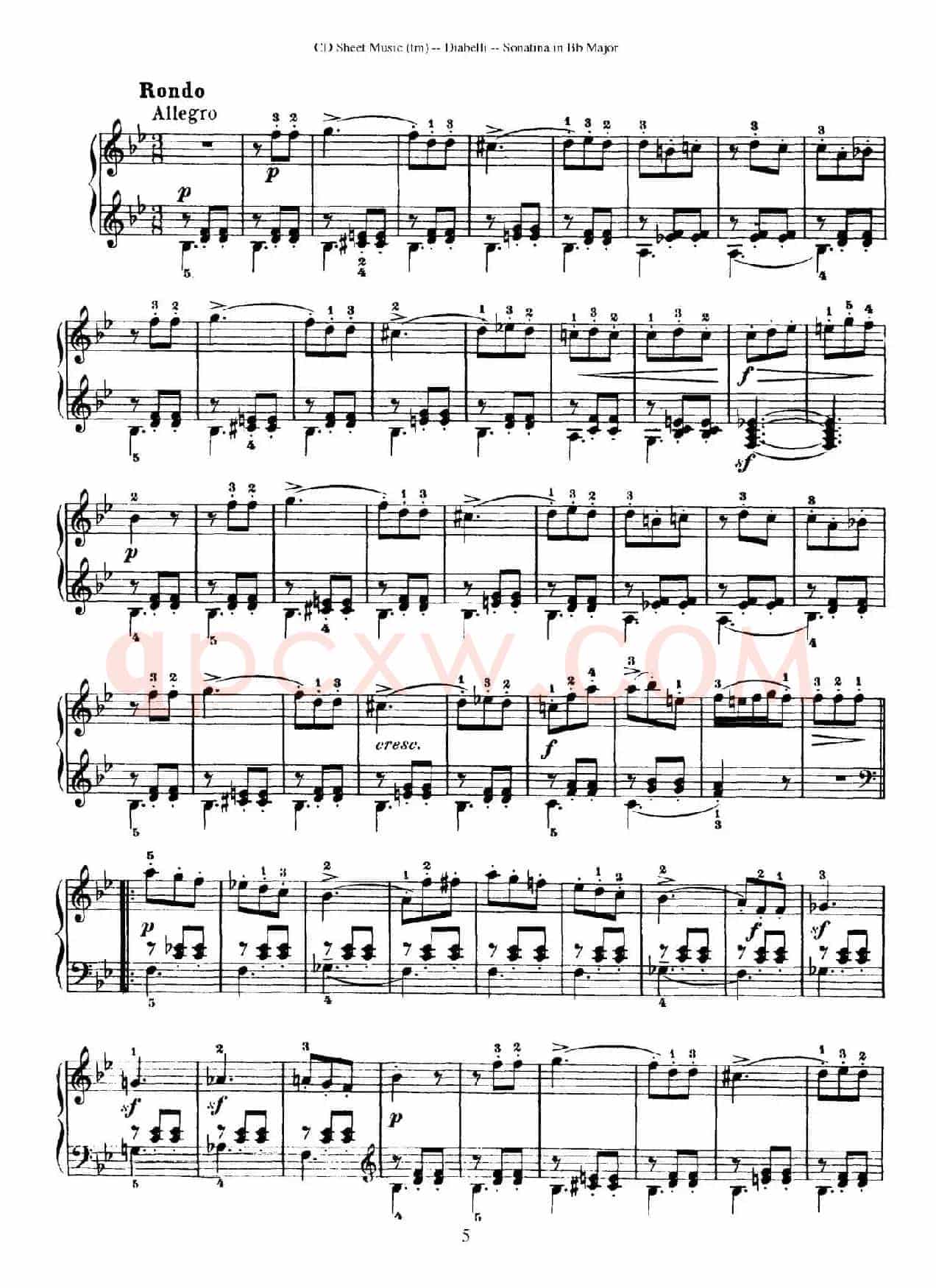 7 Piano Sonatinas Op.168(7首钢琴小奏鸣曲 No.4)