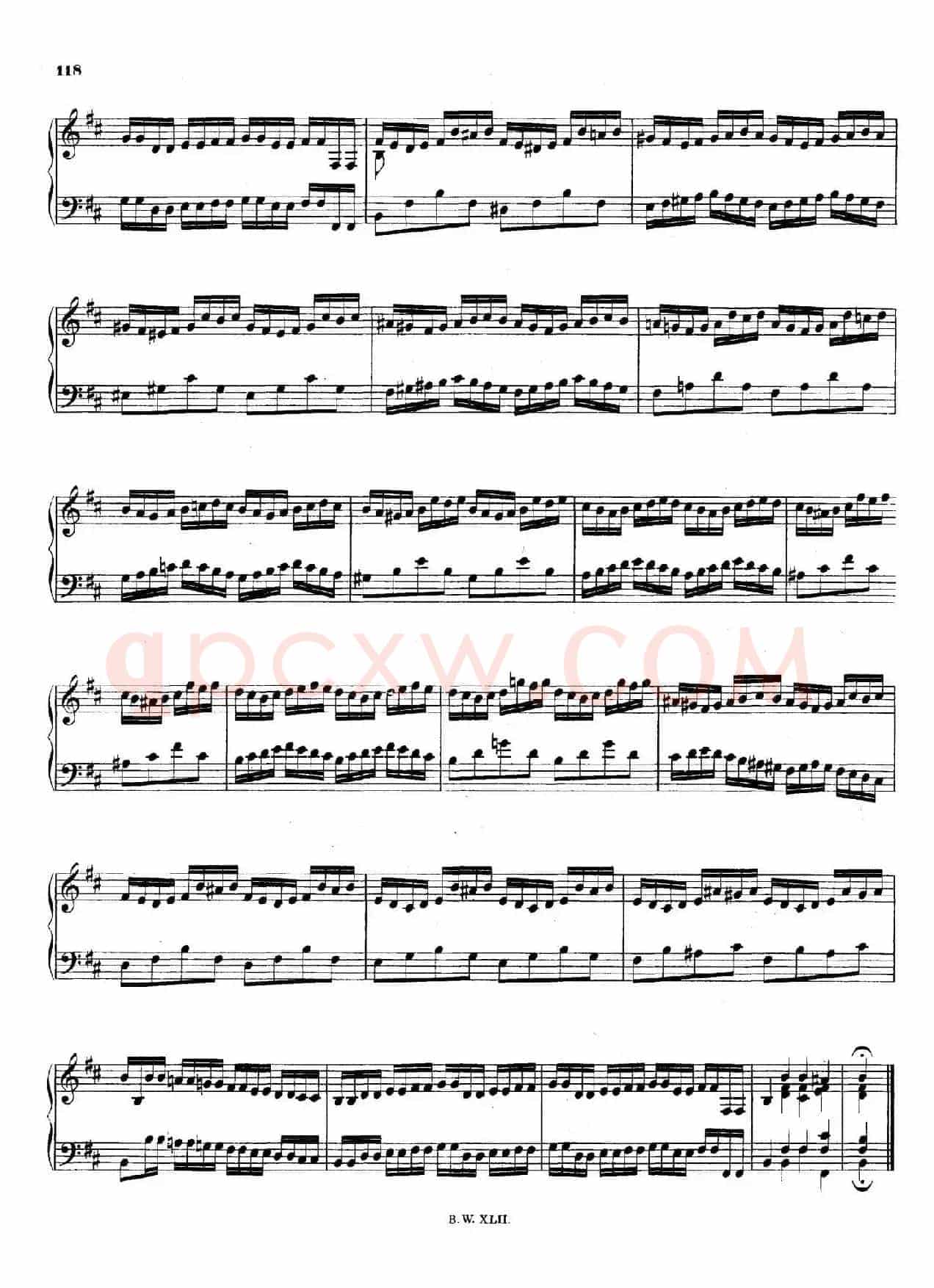 16 Concertos BWV 972-987（十六首为独奏古钢琴而作的协奏曲）（P51——60）