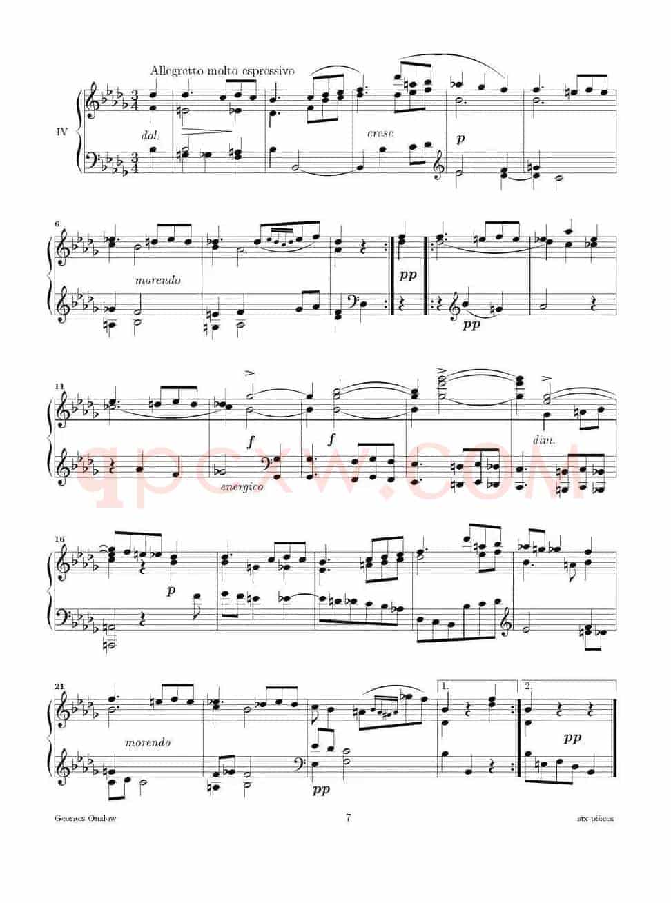 Six Pieces（6首钢琴小品·Ⅳ）