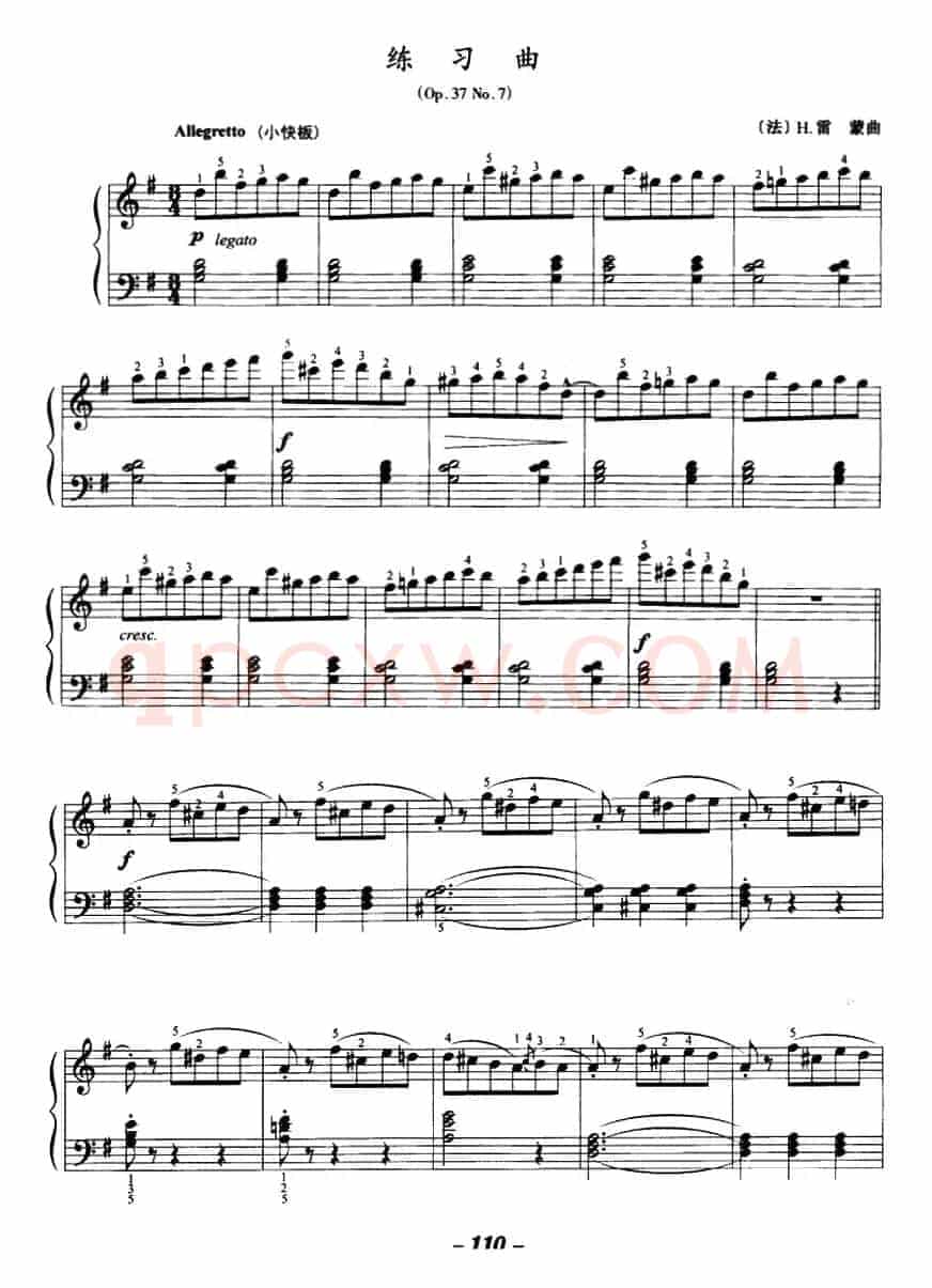 练习曲（Op.37 No.7）
