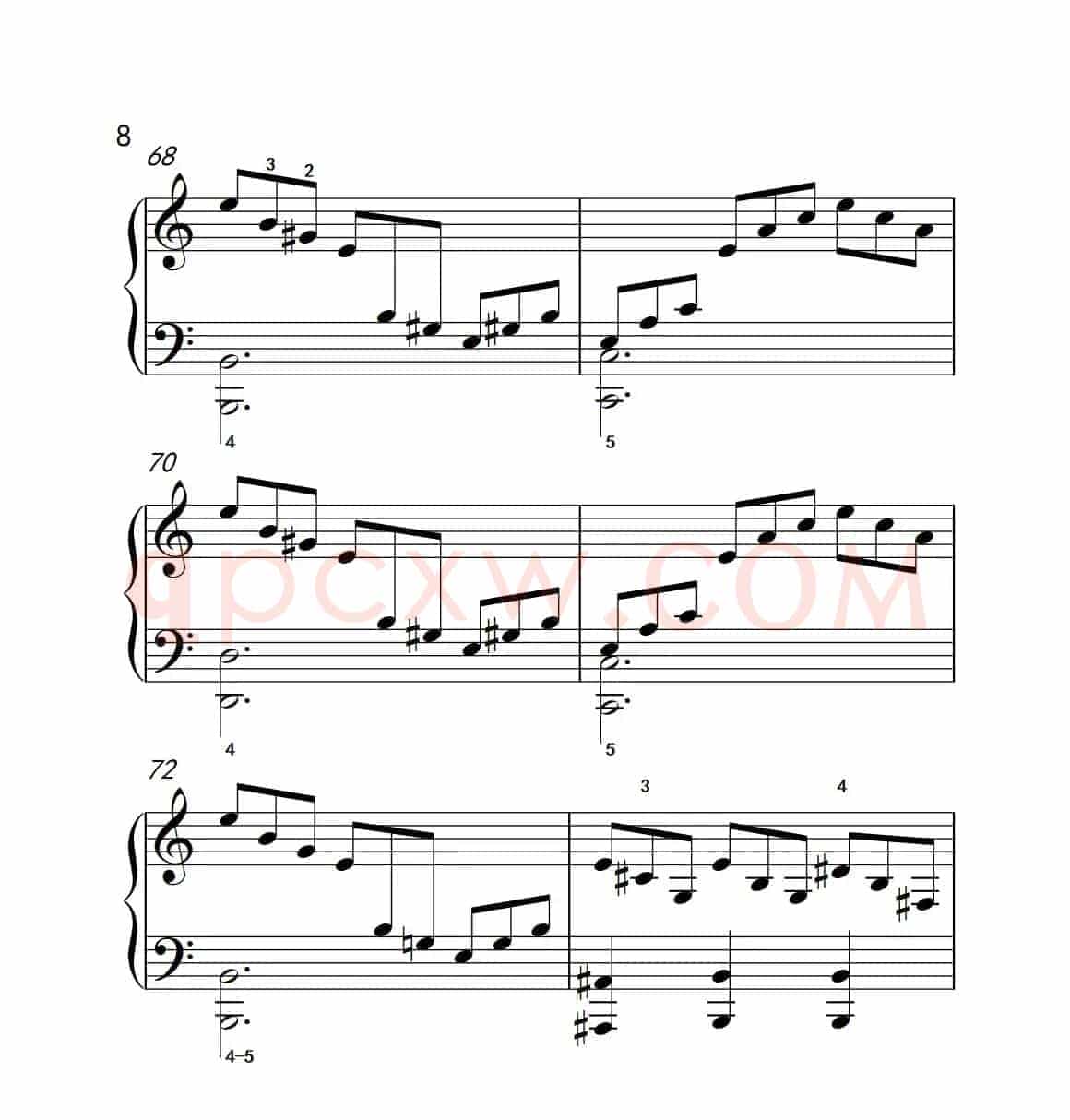 奏鸣曲 Opus 2 Nr.3 第三乐章（贝多芬奏鸣曲集 1）