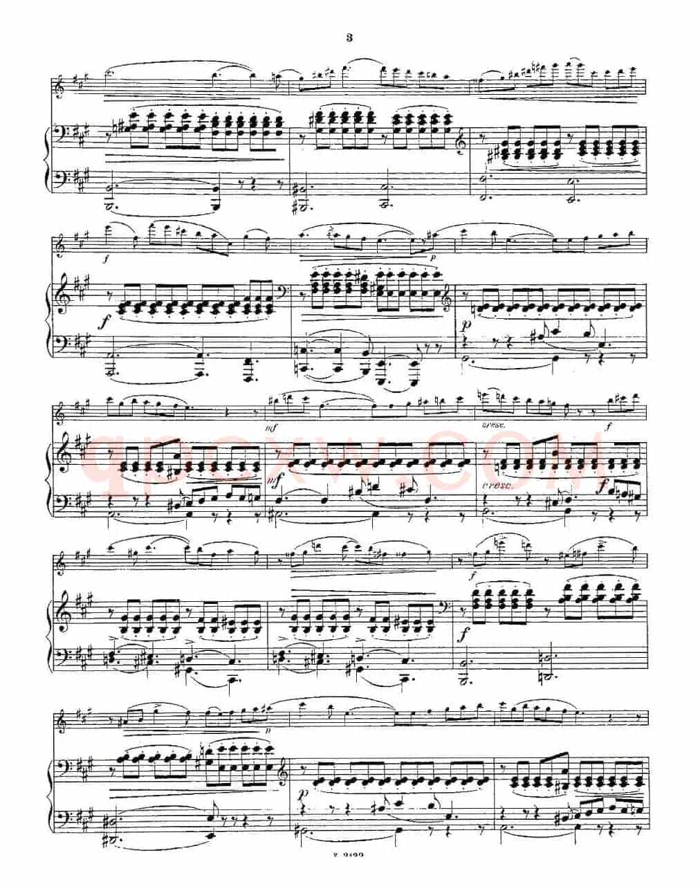 Wiedersehen.Op.46（长笛+钢琴伴奏）