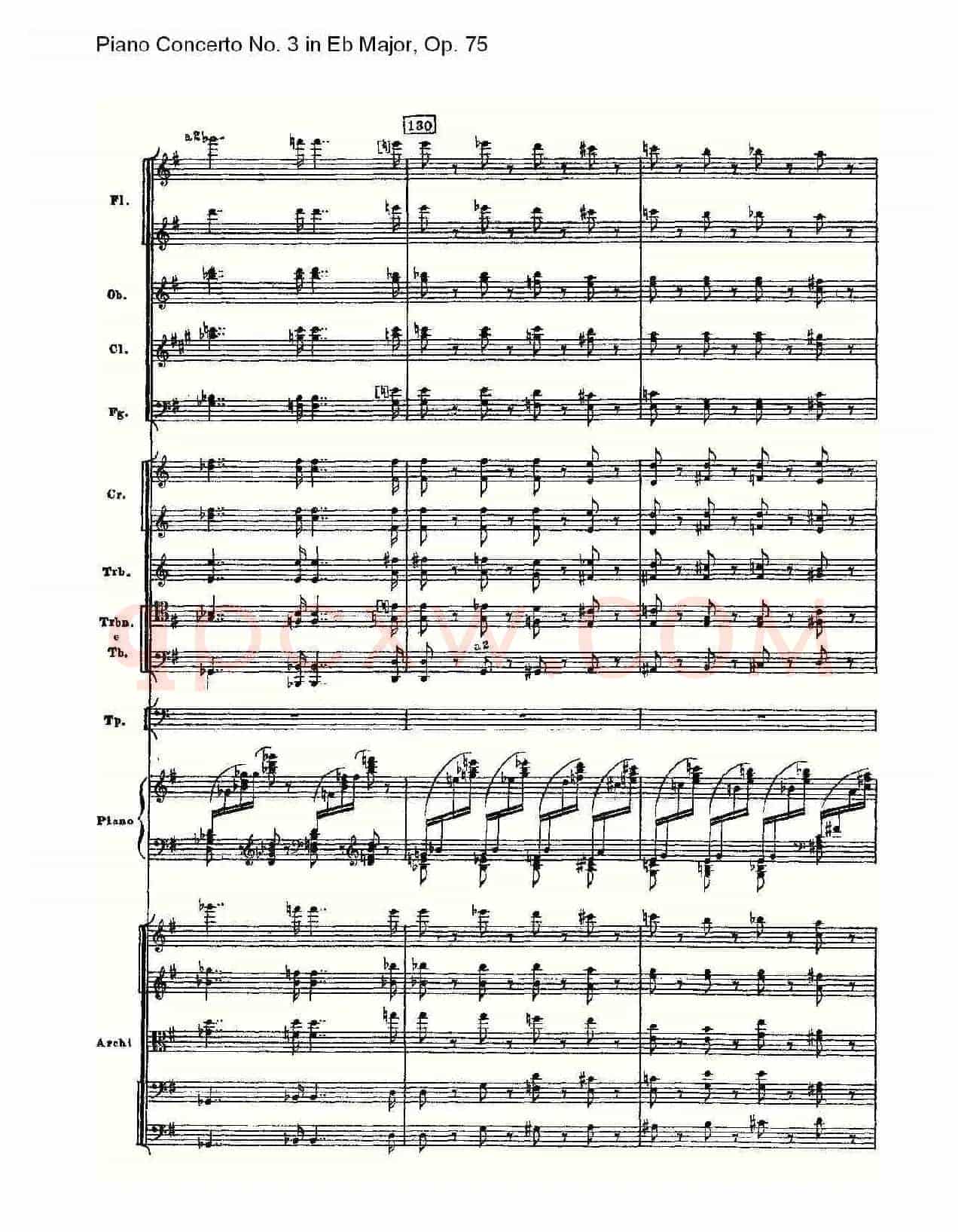 Piano Concerto No.3 in Eb Major,Op.75(Eb大调第三钢琴协奏曲)