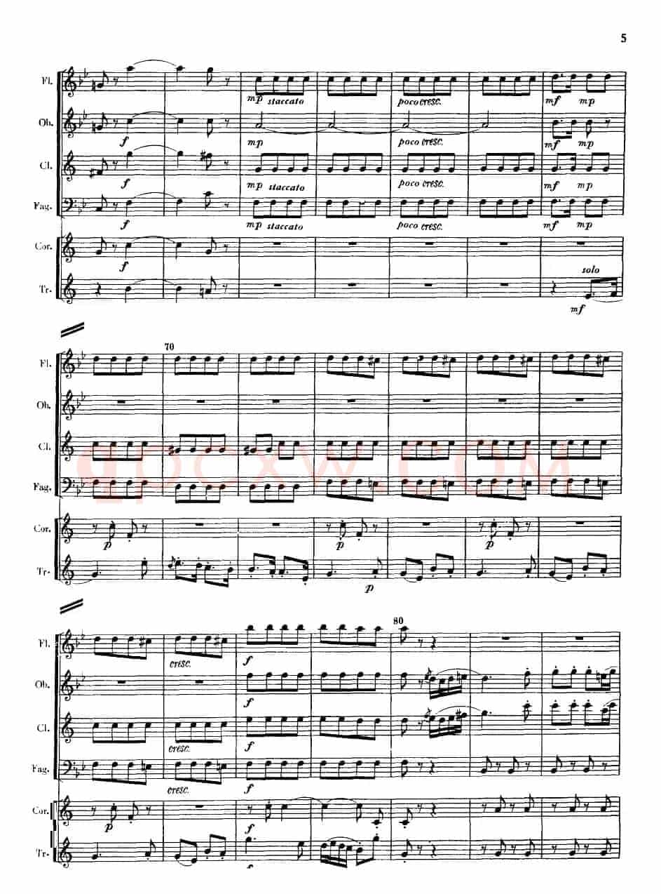回旋曲（管乐六重奏）