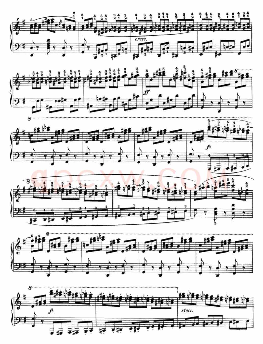 50首车尔尼Op.740钢琴手指灵巧技术练习曲（NO.39）