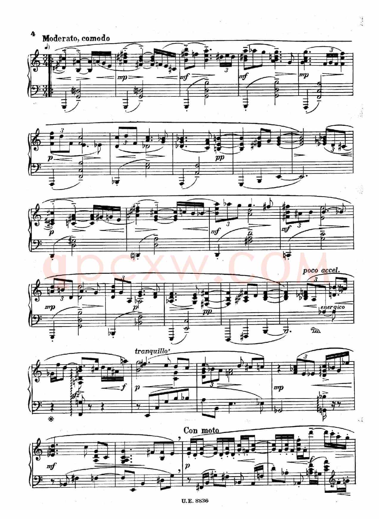 克热内克-第二钢琴奏鸣曲（Piano Sonata No.2 Op.59）