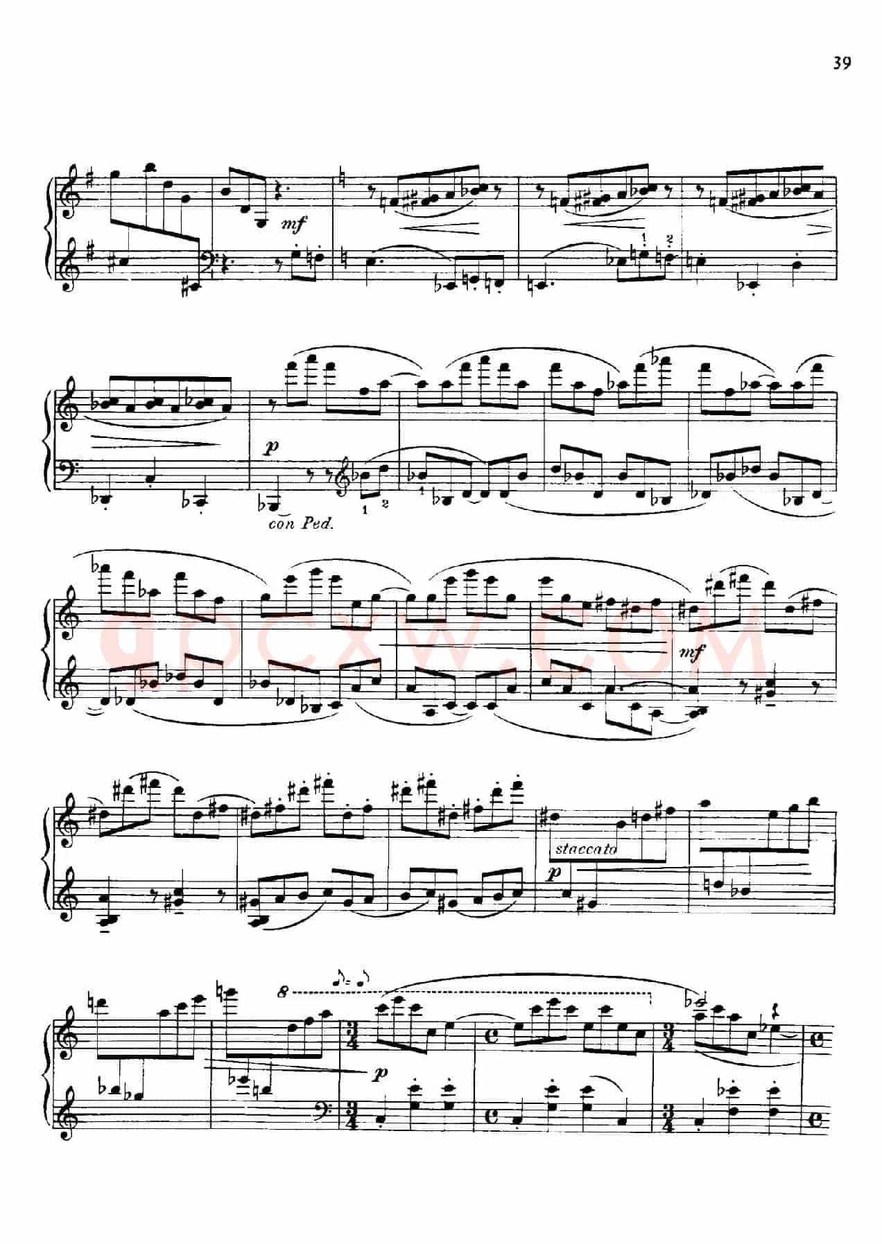 降e小调钢琴奏鸣曲 Op.26 v.2
