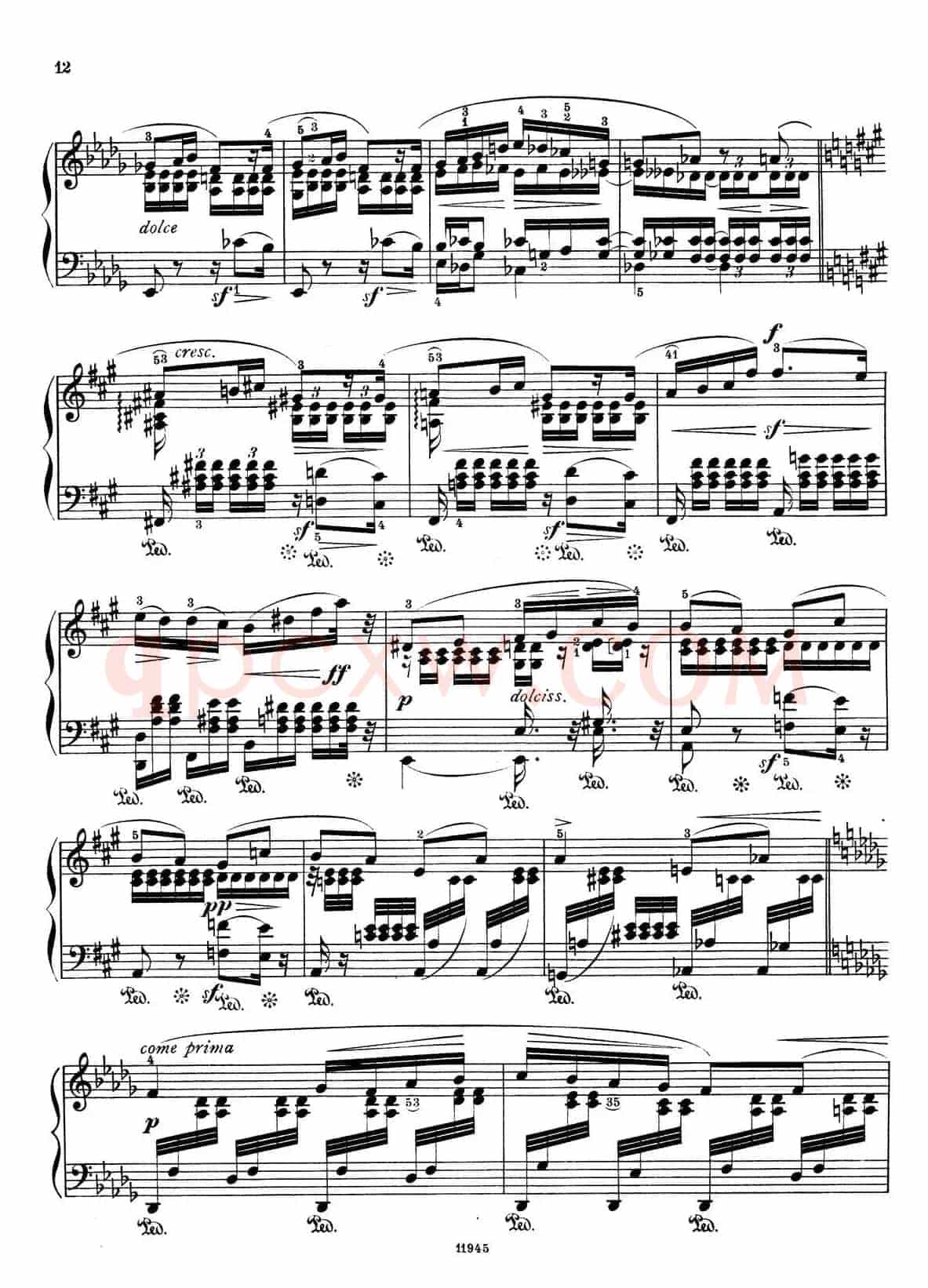 a小调第一组曲 Op.69（4、ARIA）