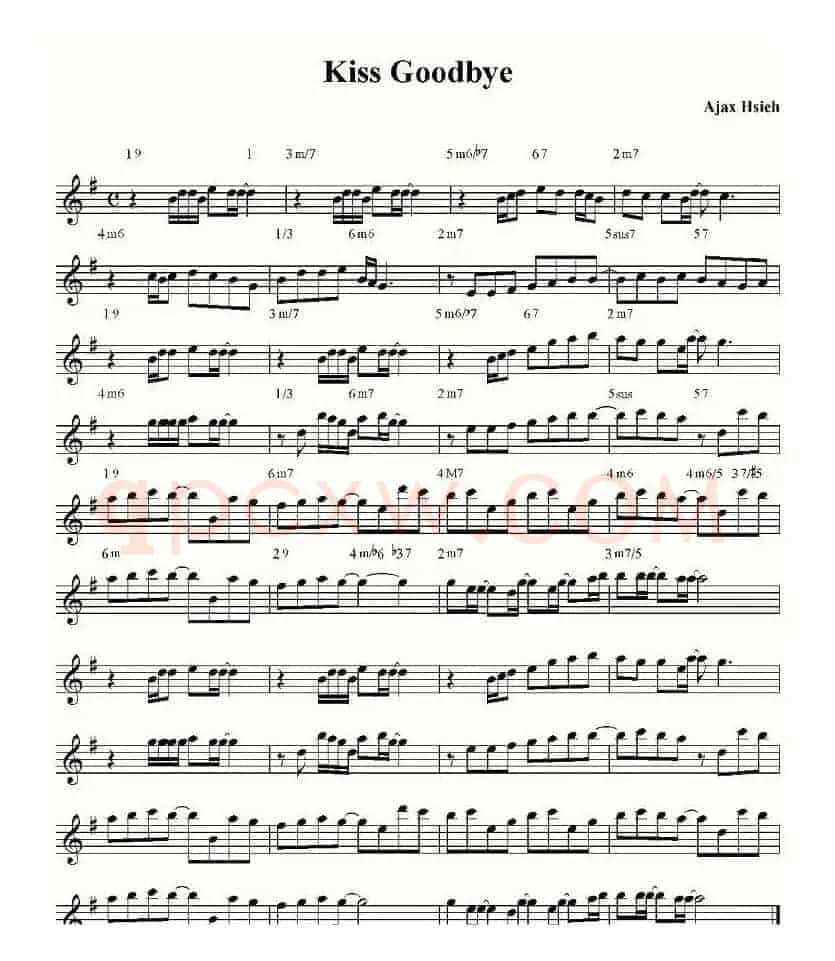 kiss goodbye