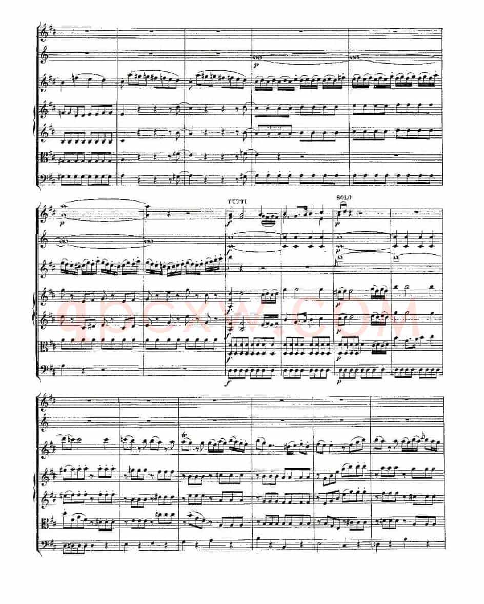 Concerto in D for Flute, K.314(D大调长笛协奏曲)