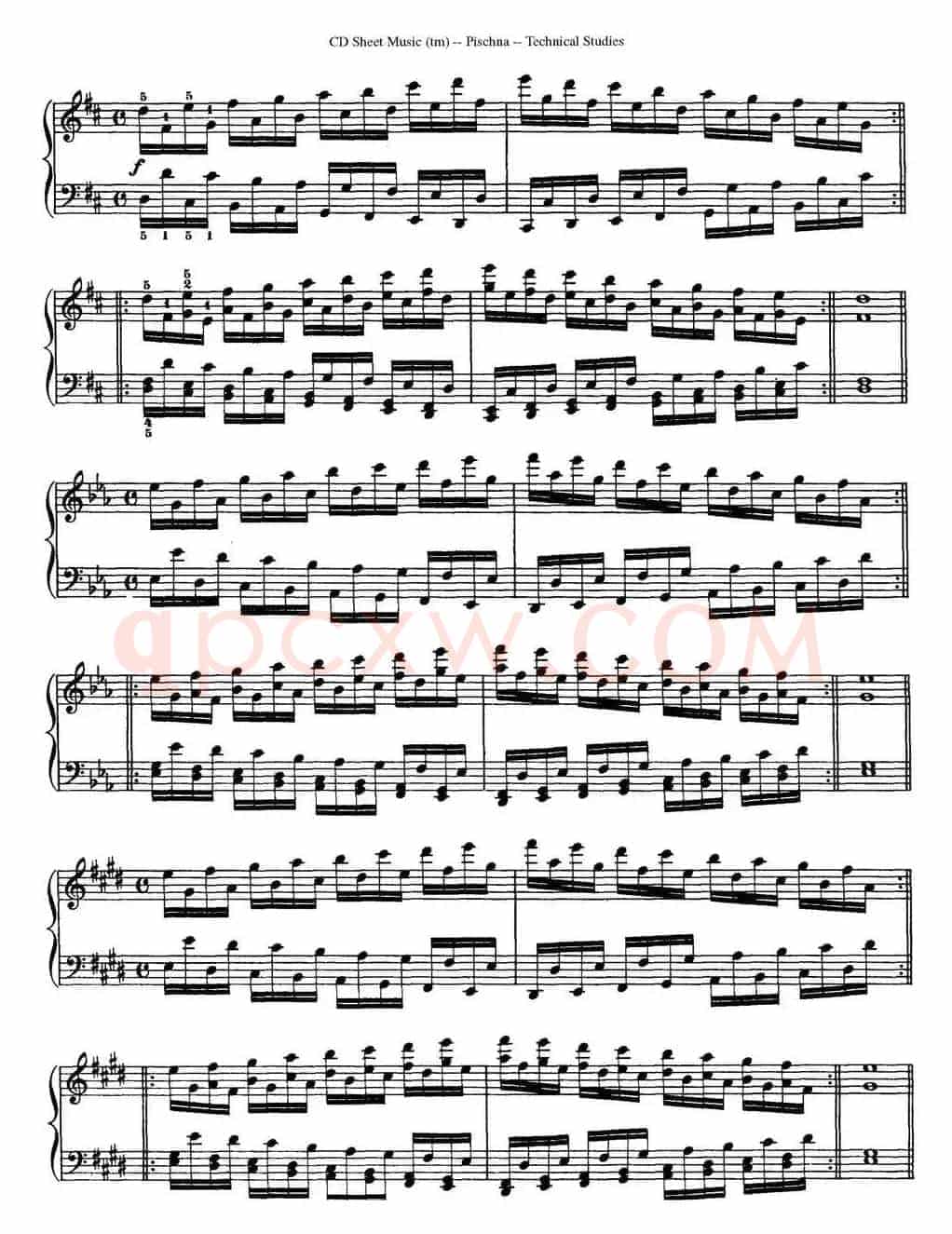 Technical Studies 60 Progressive Exercises (60首钢琴循序渐进练习曲 P51——60)