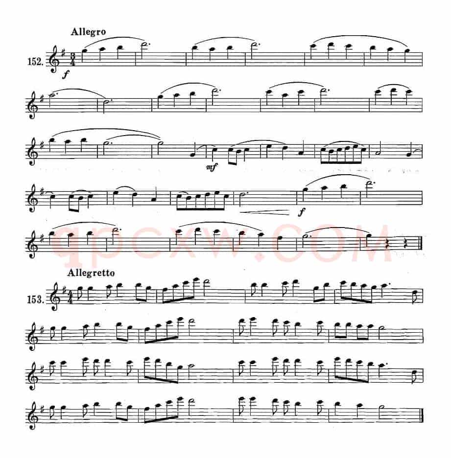 萨克斯练习曲合集（1—26）高音区练习