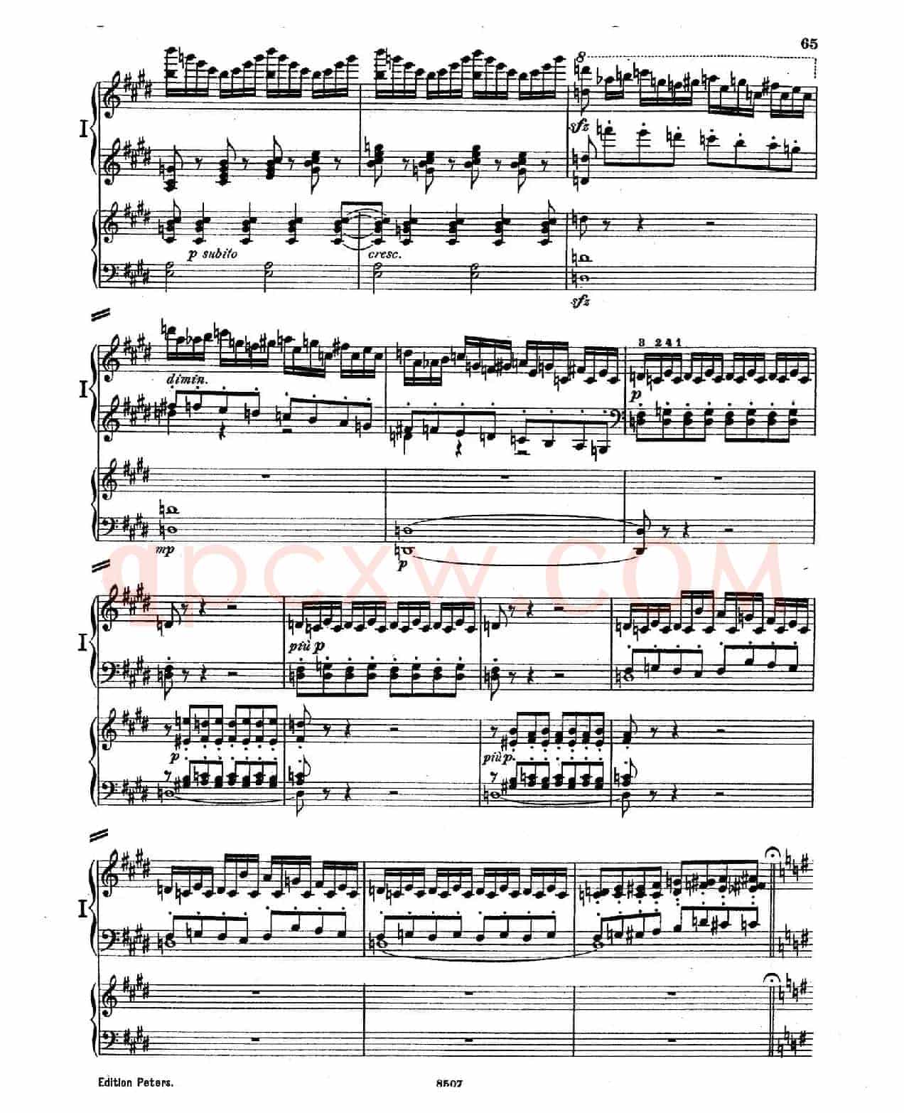 Piano Concerto in E Major Op.59(E大调钢琴协奏曲·双钢琴·第四乐章)