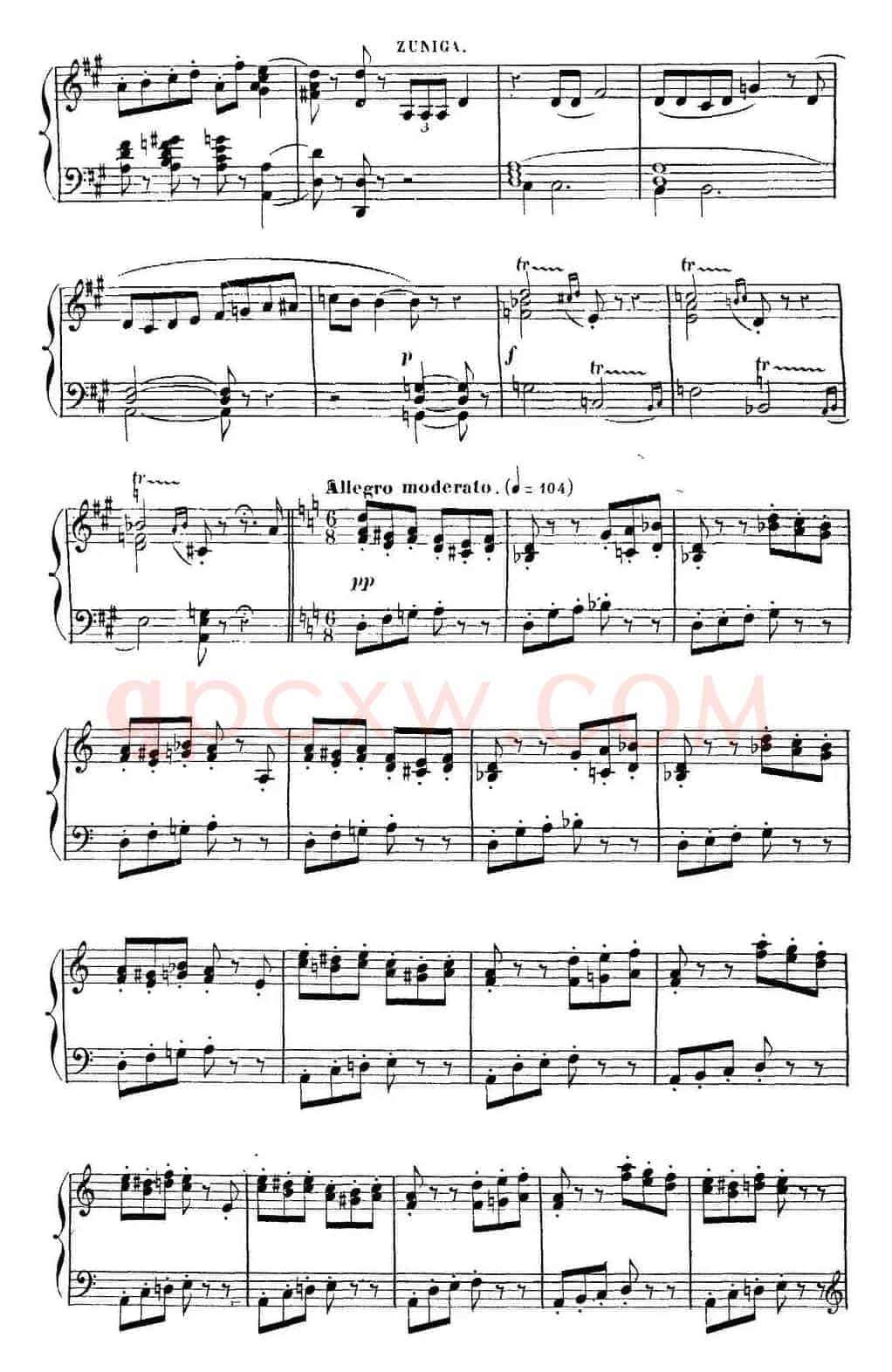 Carmen for Solo Piano（卡门全剧钢琴独奏版）（No.18）
