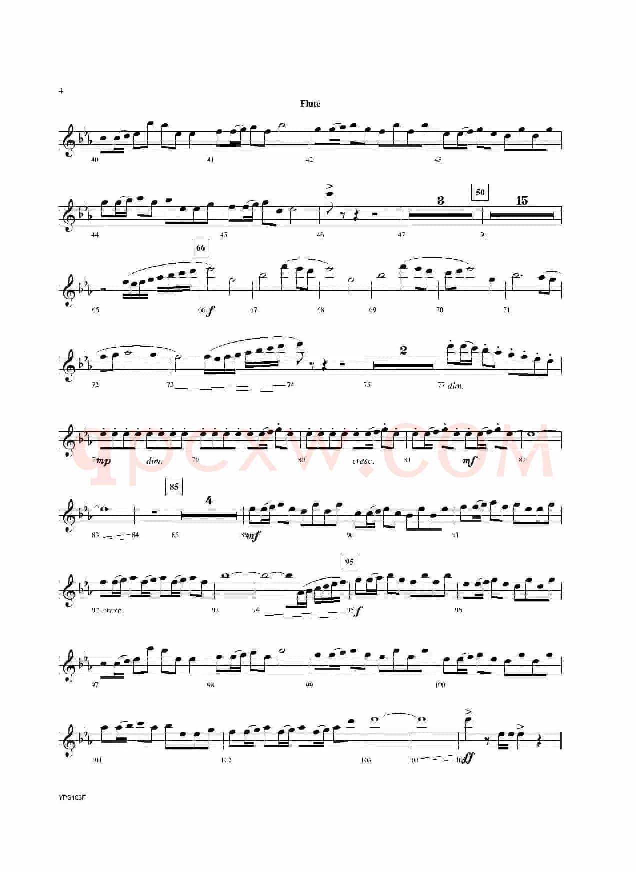 Dance of Harlequins(长笛分谱)