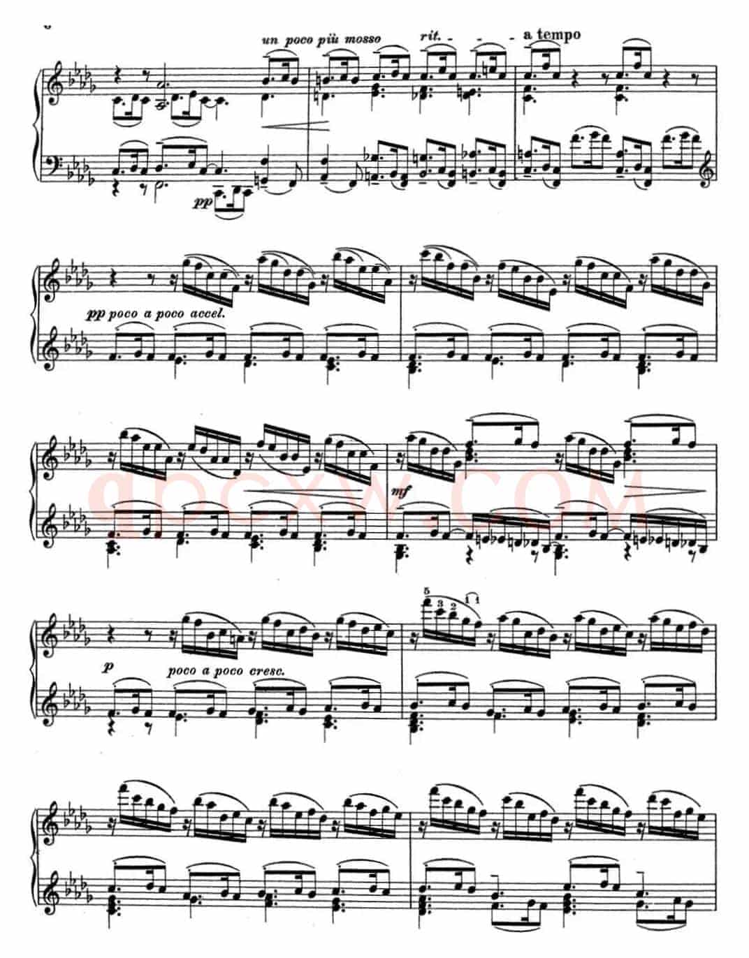 拉赫玛尼诺夫 钢琴前奏曲13 降B小调 Op.32 No.2