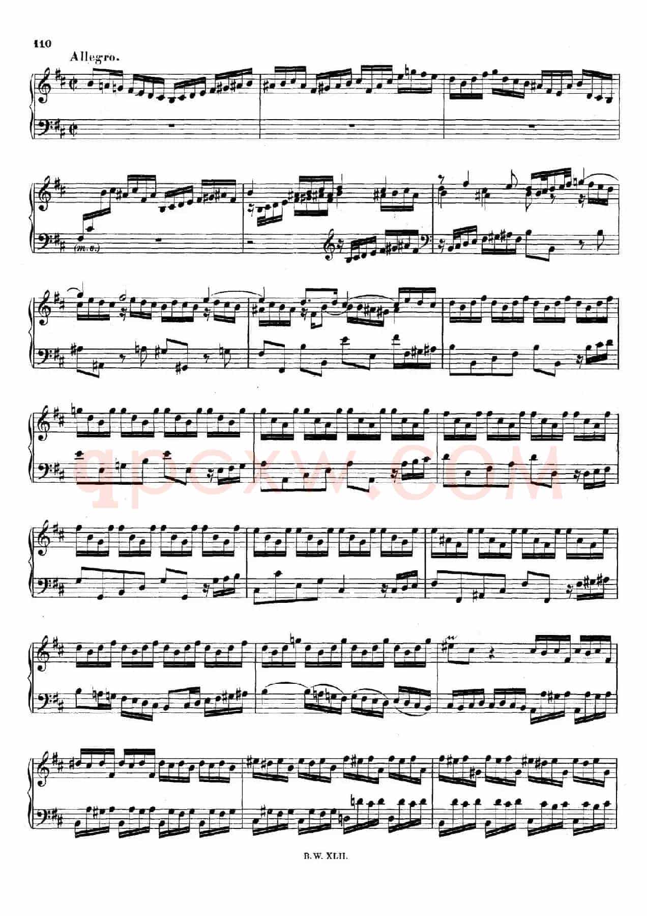 16 Concertos BWV 972-987（十六首为独奏古钢琴而作的协奏曲）（P51——60）
