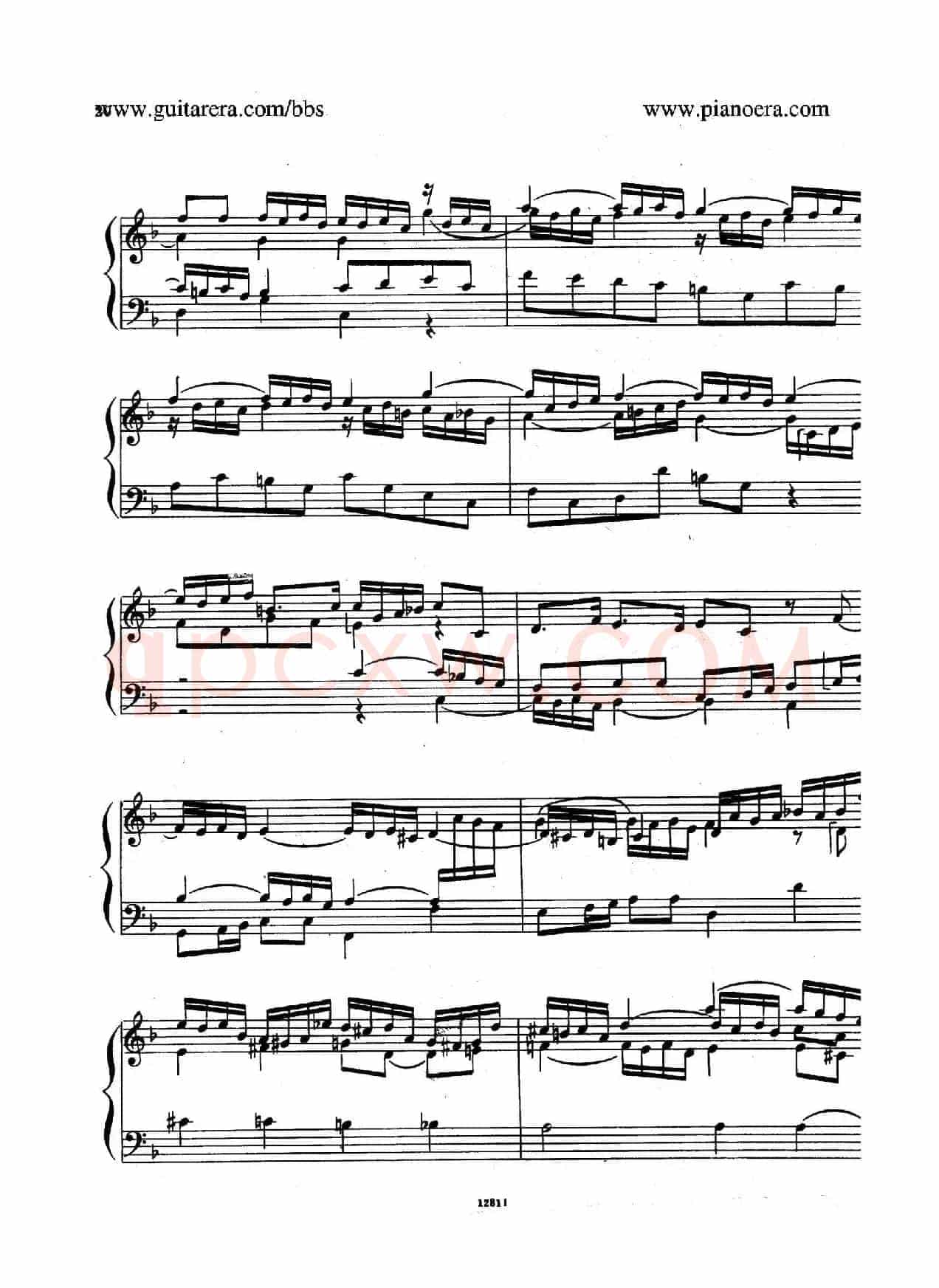 Suite No.2 in F Major HWV 427（F大调第二组曲）