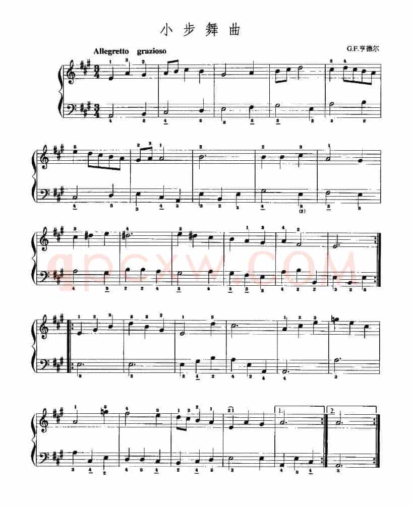 小步舞曲（G·F·亨德尔作曲版）