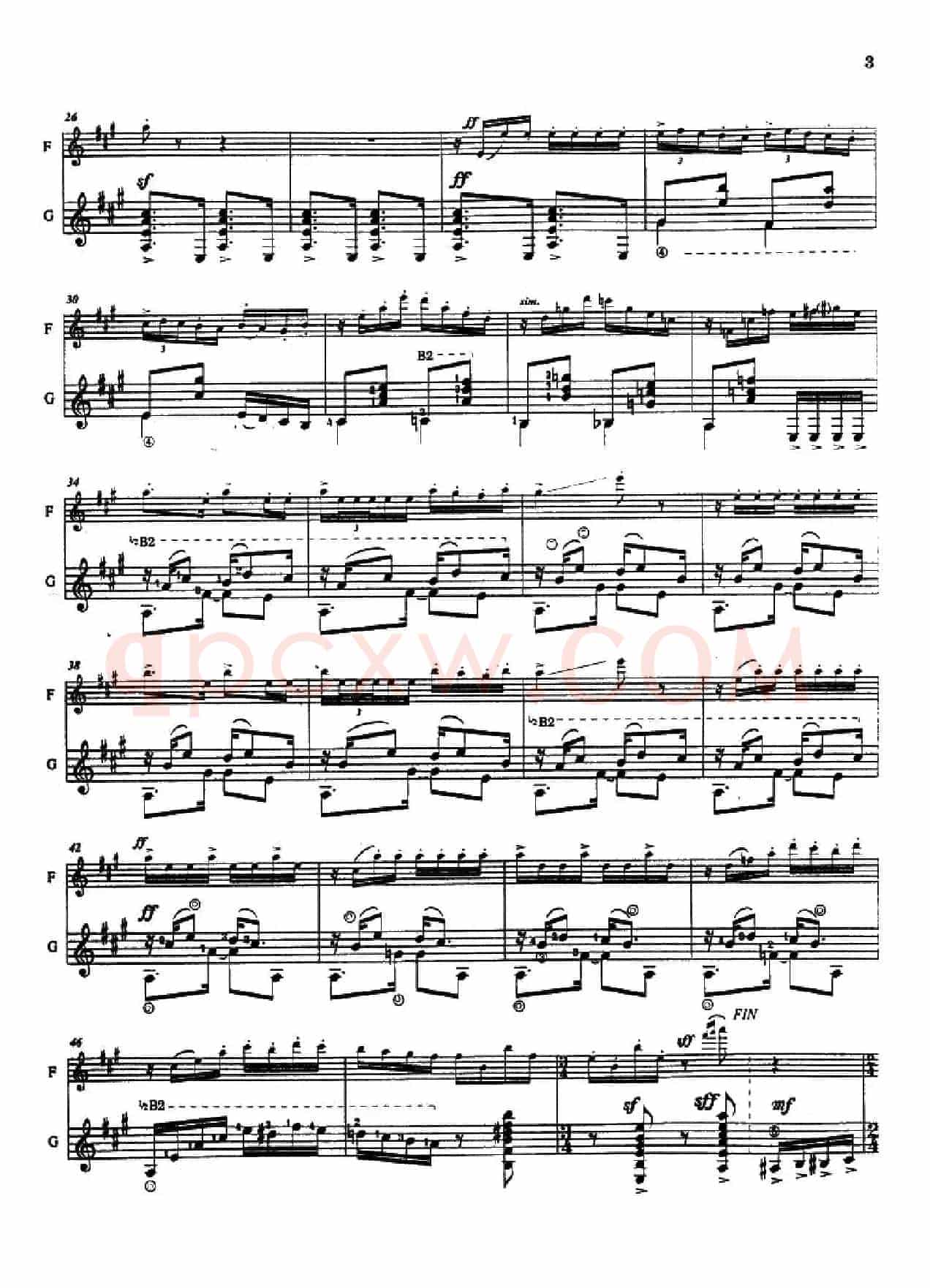 Histoire du Tango:1、Bordel 1900(长笛+吉他)