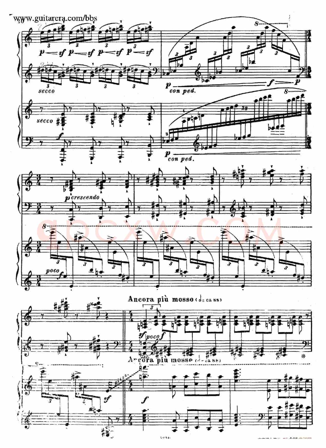 Variation on a Theme by Paganini(帕格尼尼主题变奏曲·双钢琴)