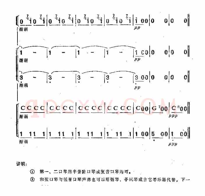 邮递马车（五重奏、李复东改编版）