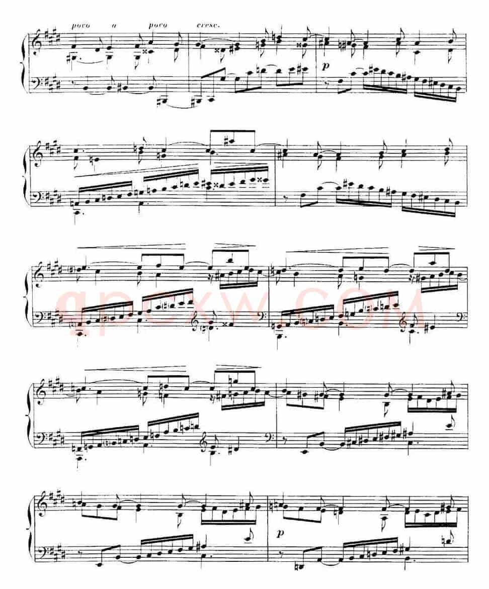福雷13首船歌：Barcarolle No·8 in D-flat, Op·96
