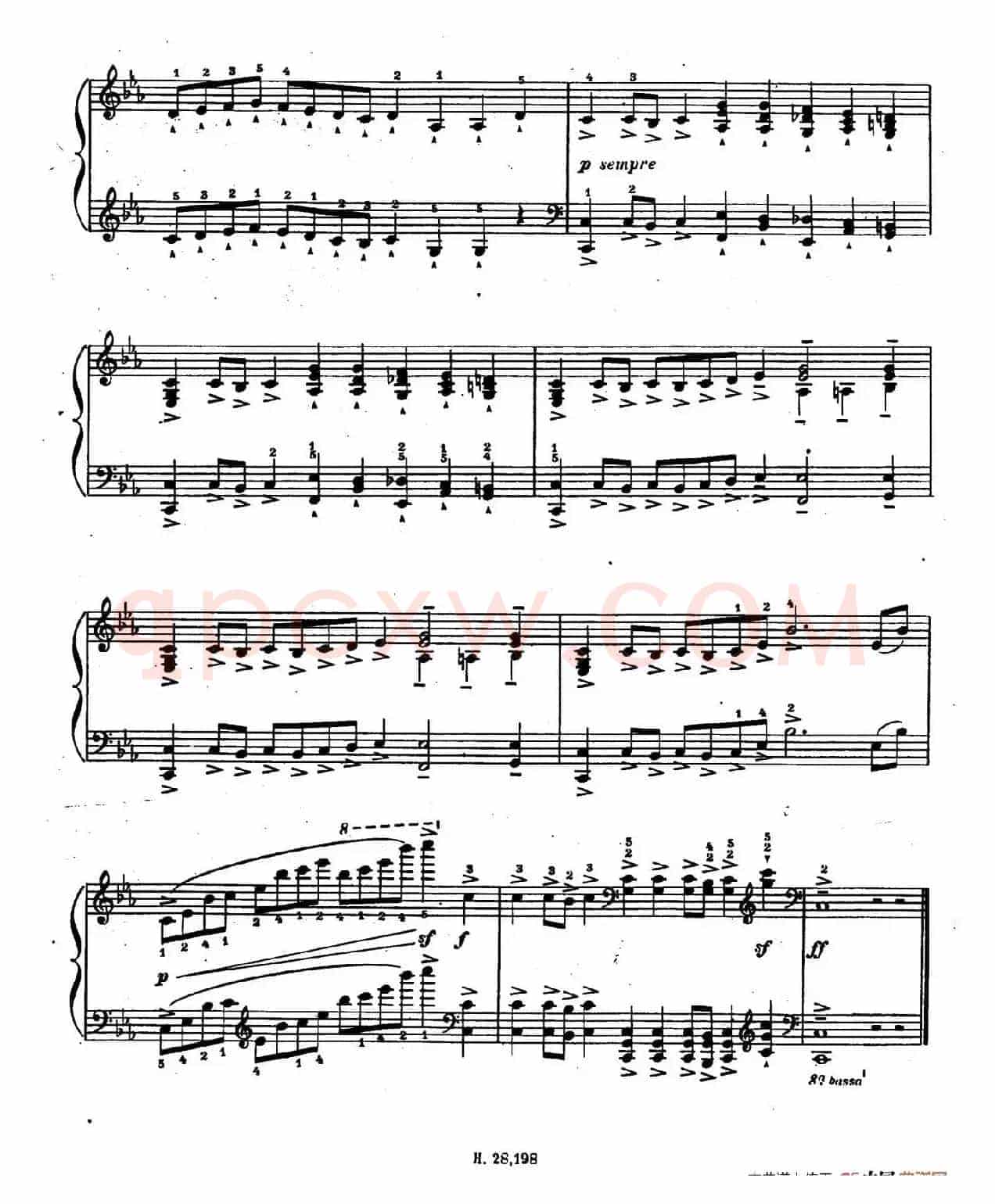 Ten Bagatelles Op.5 （10首小品·1. c小调）