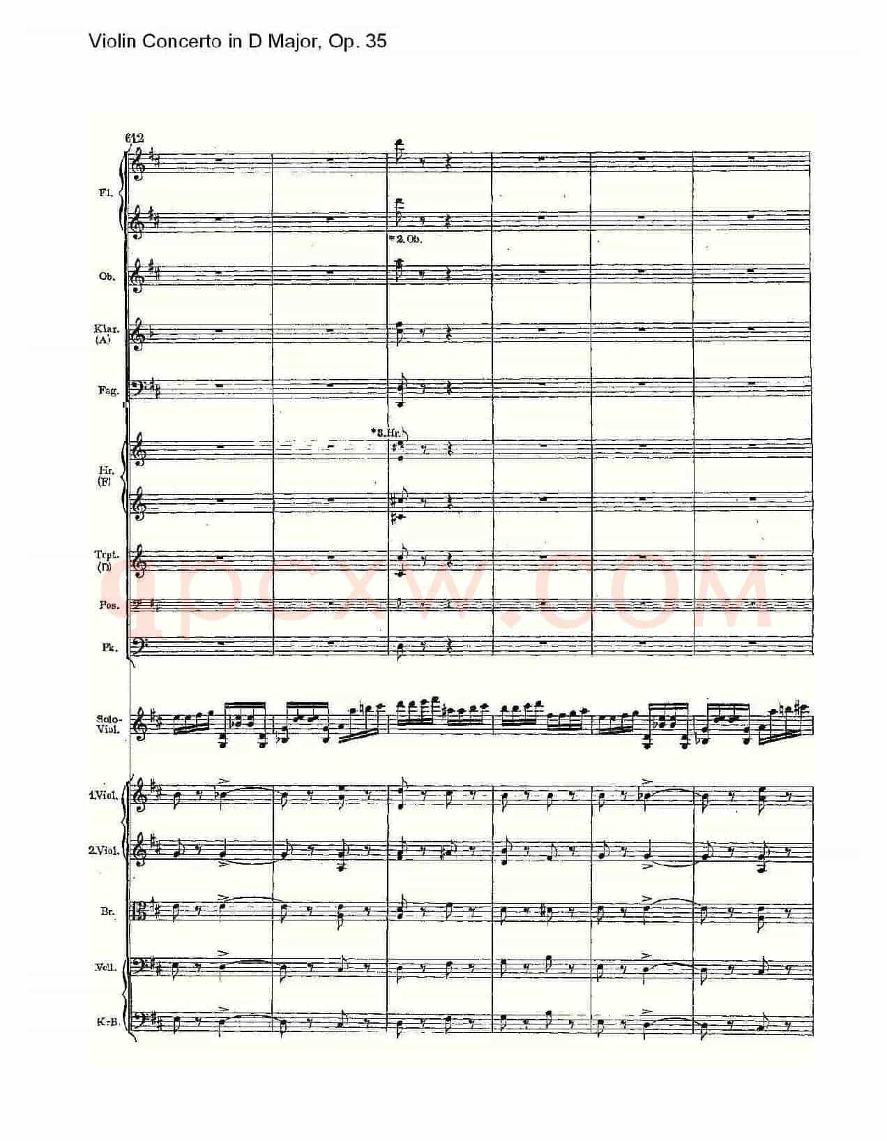D大调小提琴协奏曲, Op.35第三乐章（二）