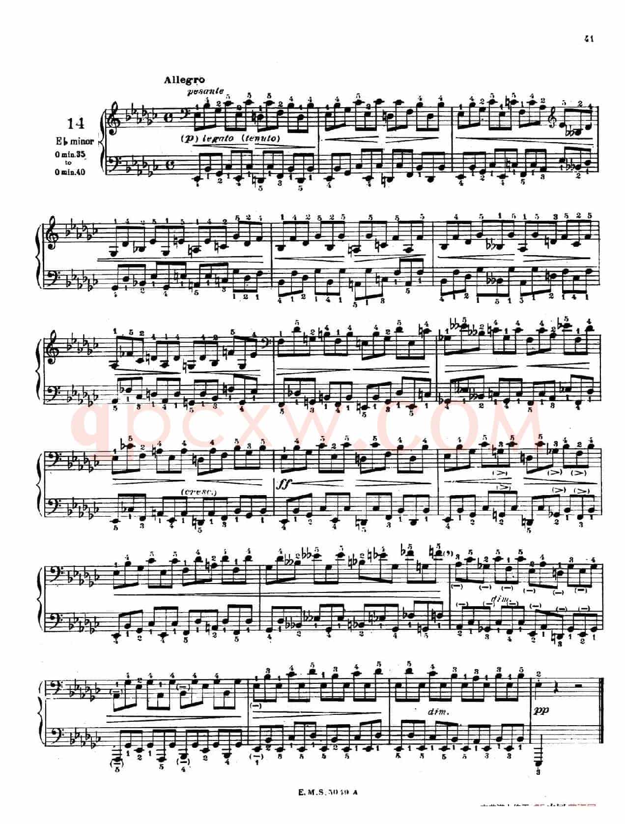 Preludes Op.28(24首前奏曲·14)