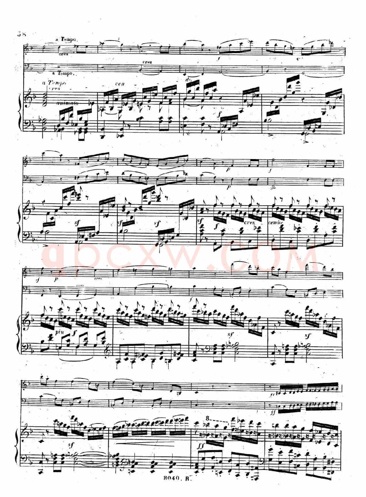 Piano Trio No.1 in d Minor Op.49(d小调第一钢琴三重奏·第四乐章)