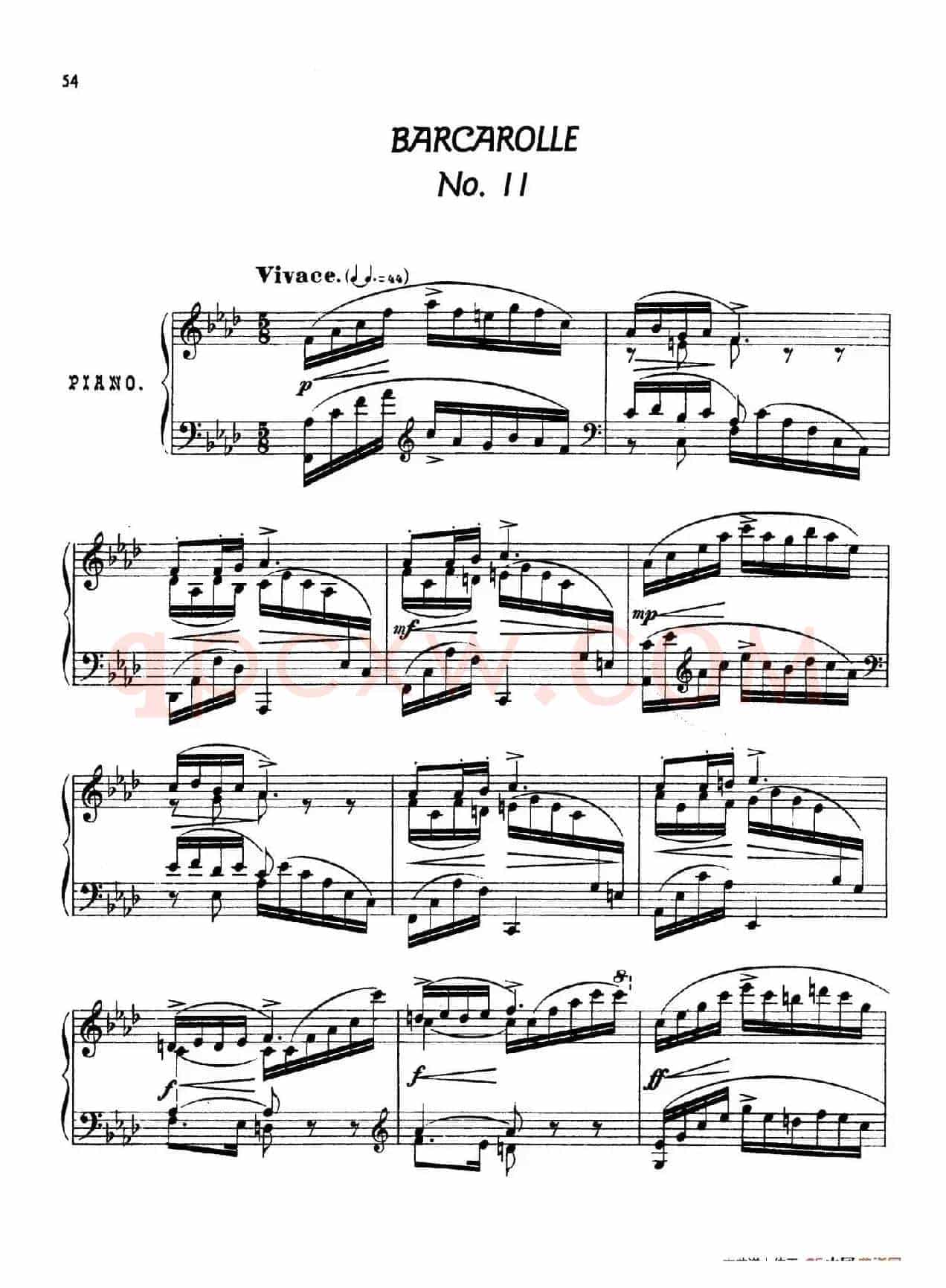 24 Characteristic Pieces Op.36(24首性格小品·12)