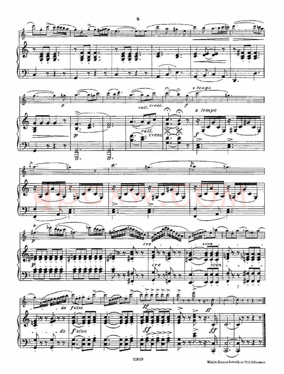 Opern-Transcriptionen.Op.45-7（长笛+钢琴伴奏）