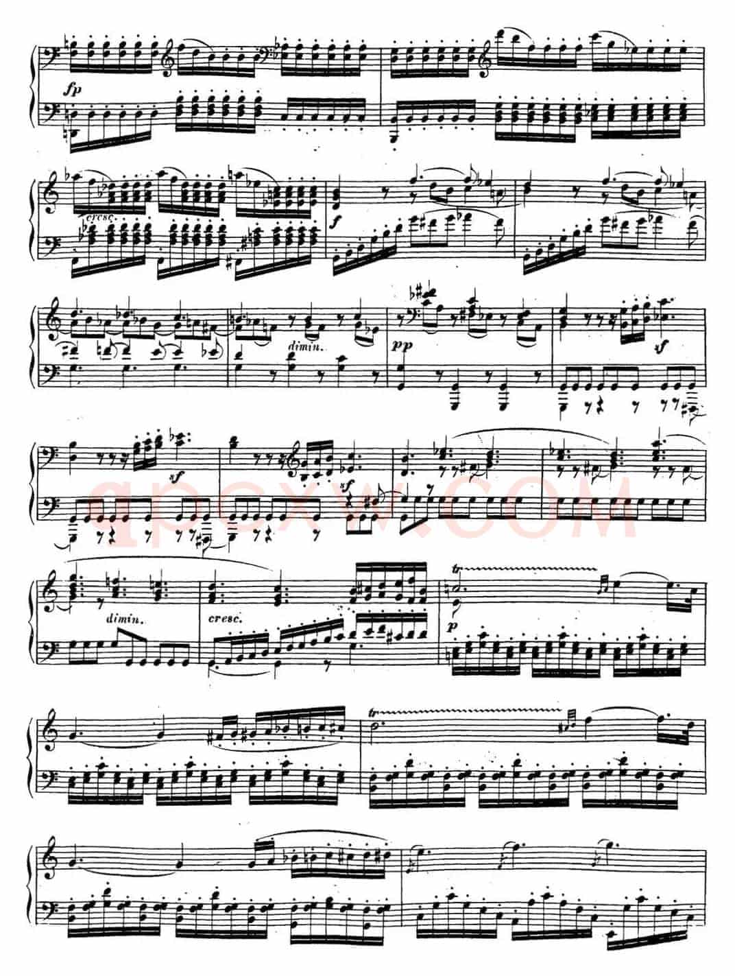 贝多芬钢琴奏鸣曲16 G大调 Op.31 No.1 G major