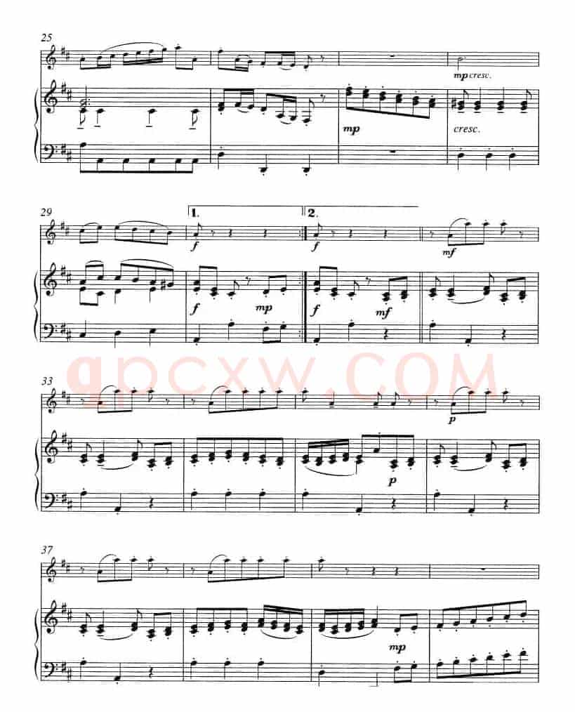 MINUET（小提琴+钢琴）