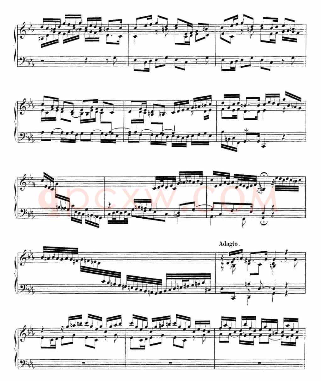 Toccata BWV 911（7首托卡塔·No.2 c小调）