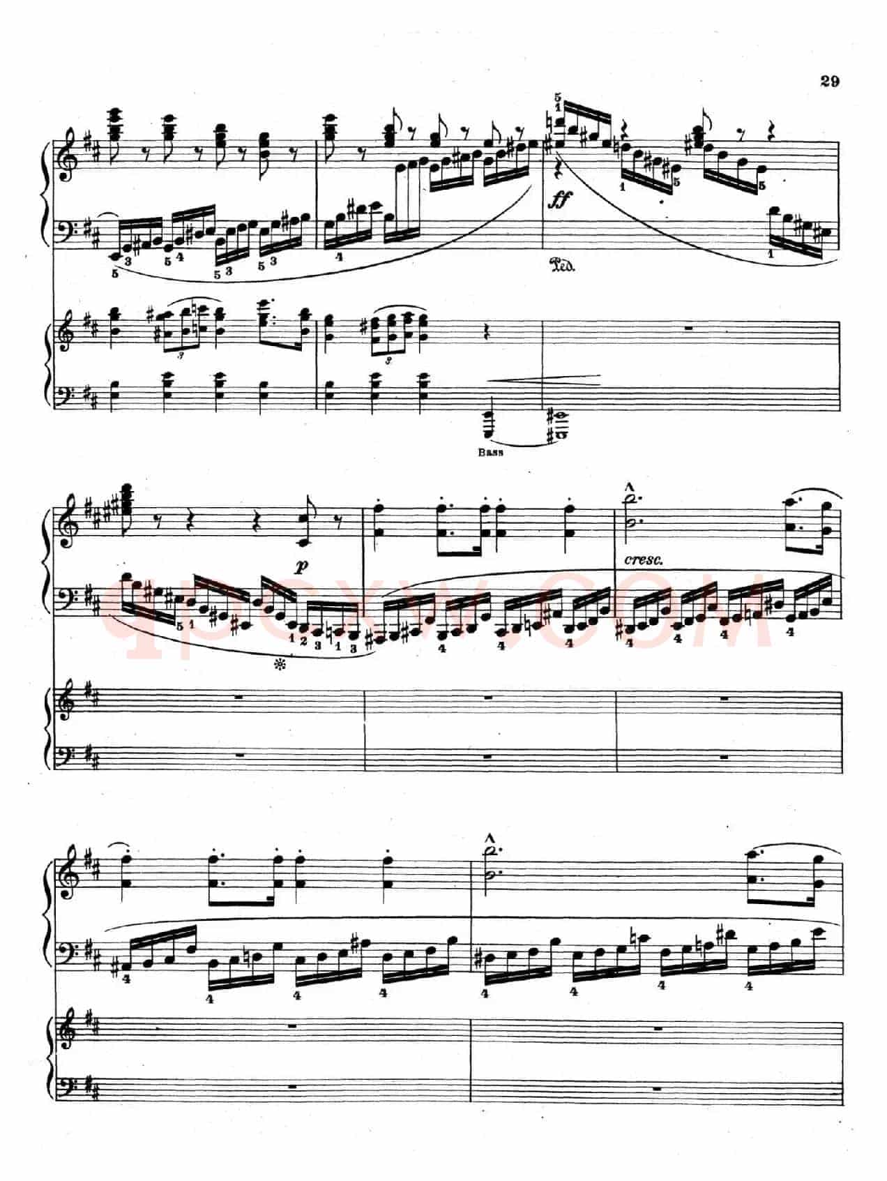 Capriccio Brillante in B Major Op.22(B大调华丽随想曲·双钢琴)