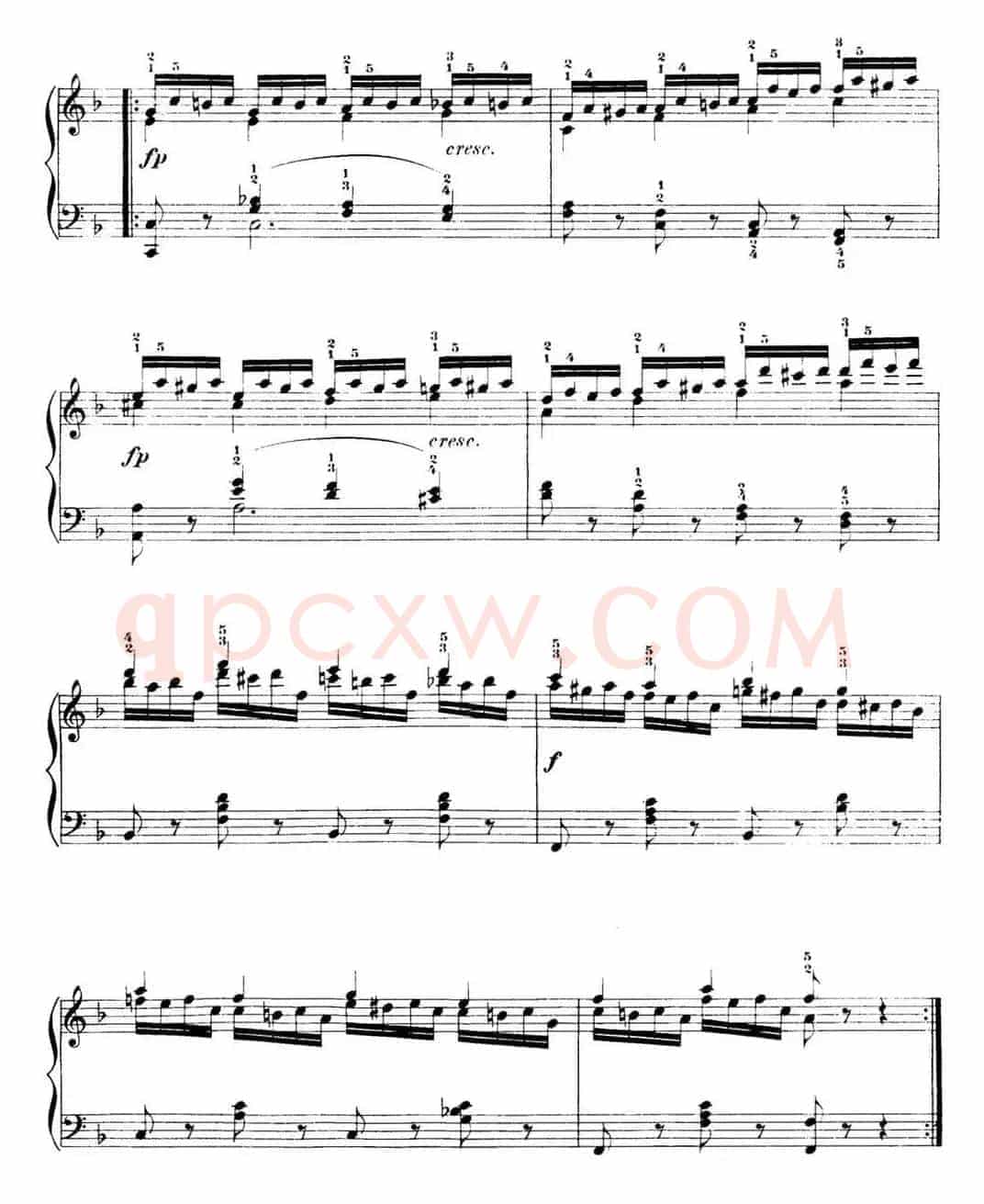 40首车尔尼Op.299钢琴快速练习曲（NO.17）