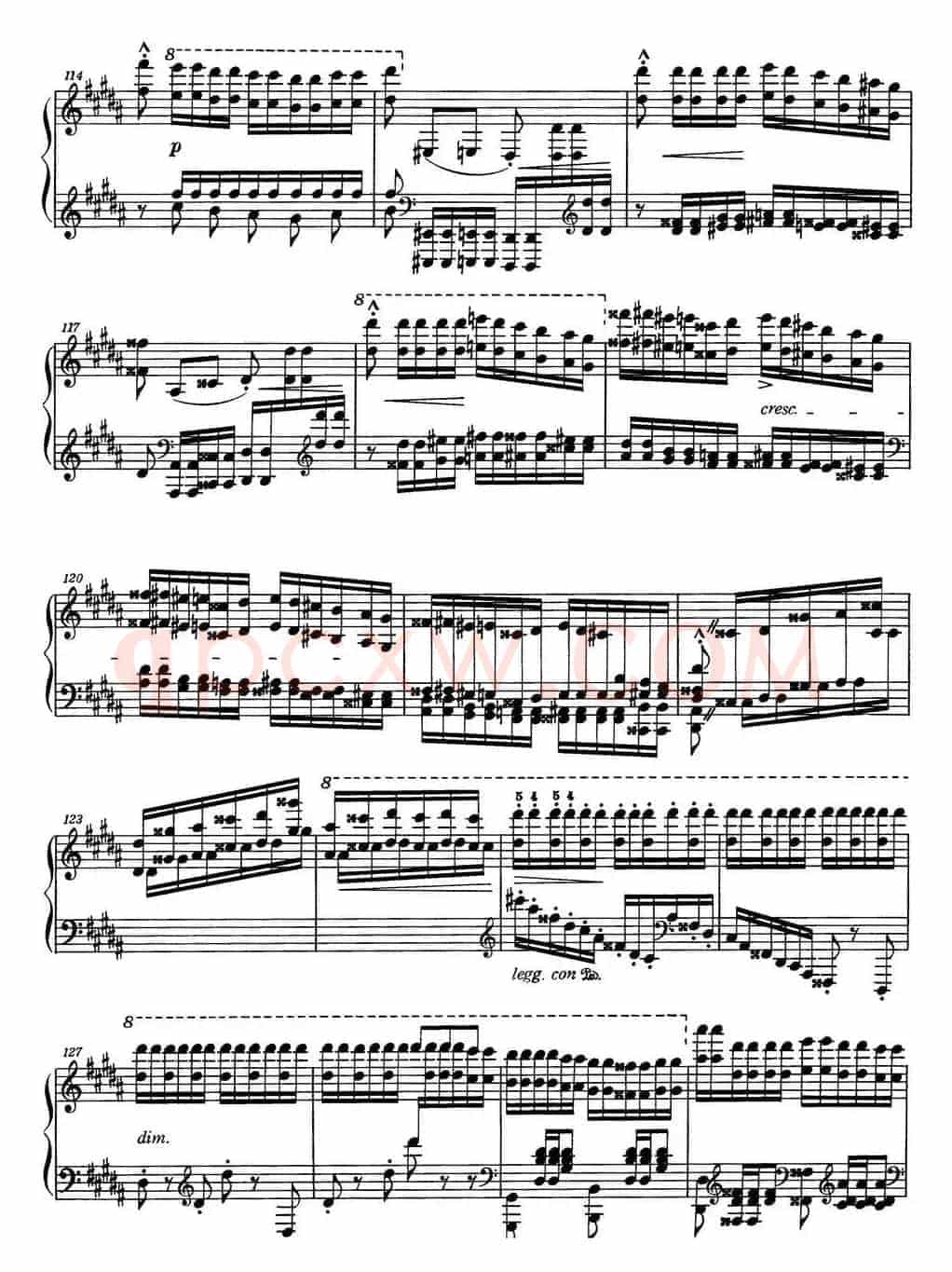 6首帕格尼尼大练习曲（La Campanella）