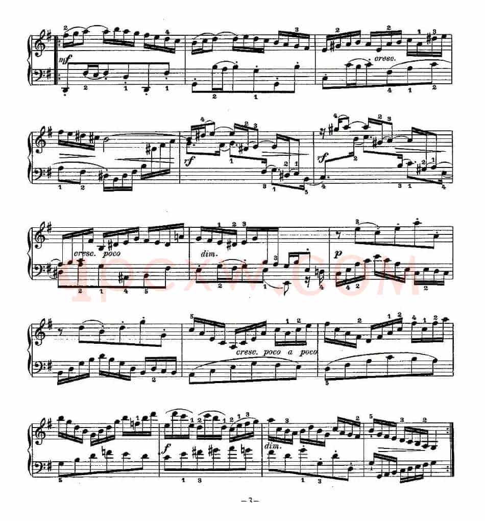 Aria con Variazioni 之一