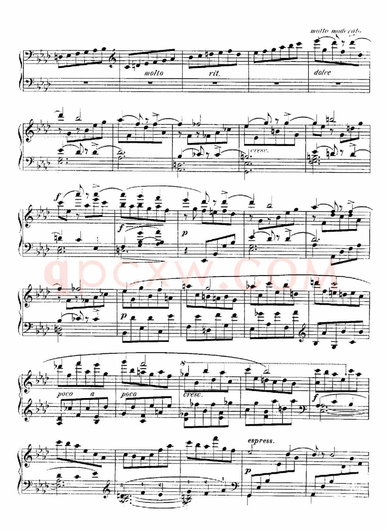 4 Valses Caprice(4首随想圆舞曲)(Op.62 No. 4 in A-flat)