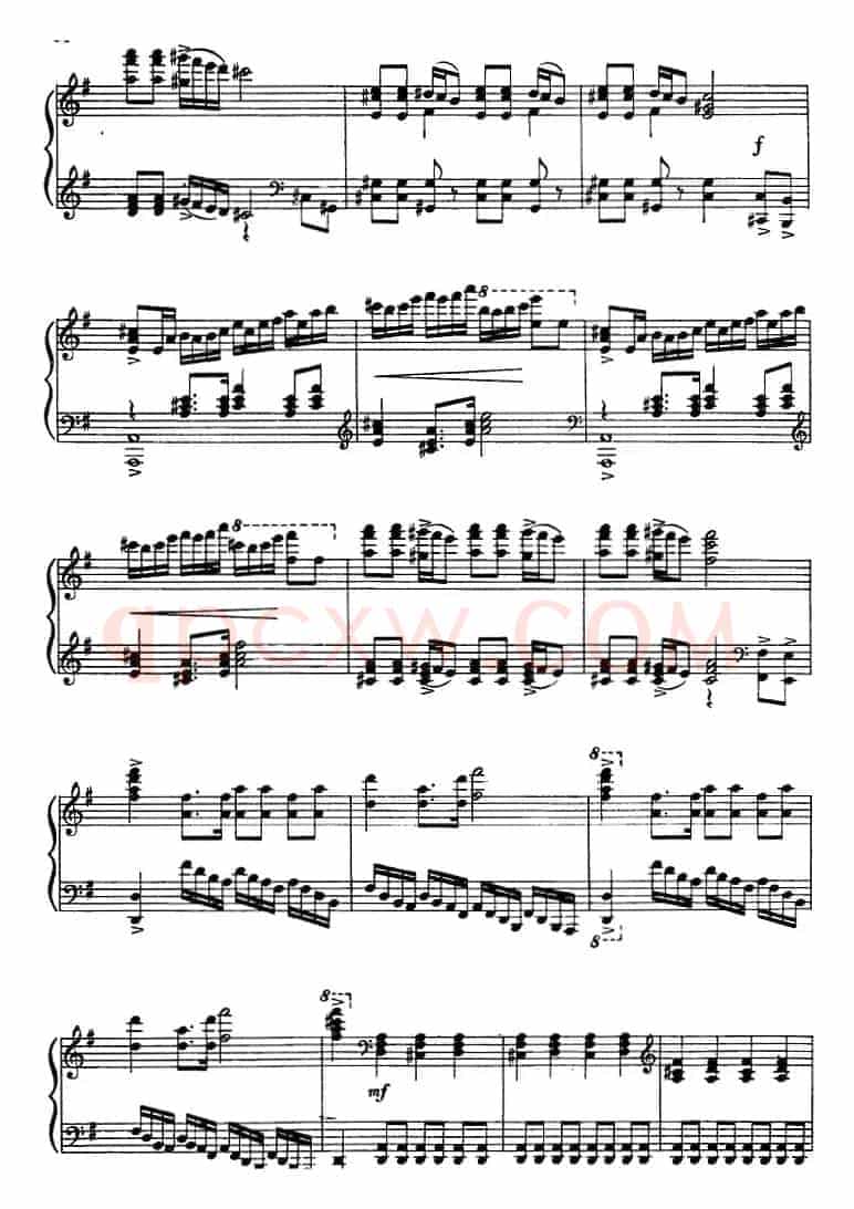 钢琴独奏·革命现代舞剧《红色娘子军》组曲（7．奋勇前进）