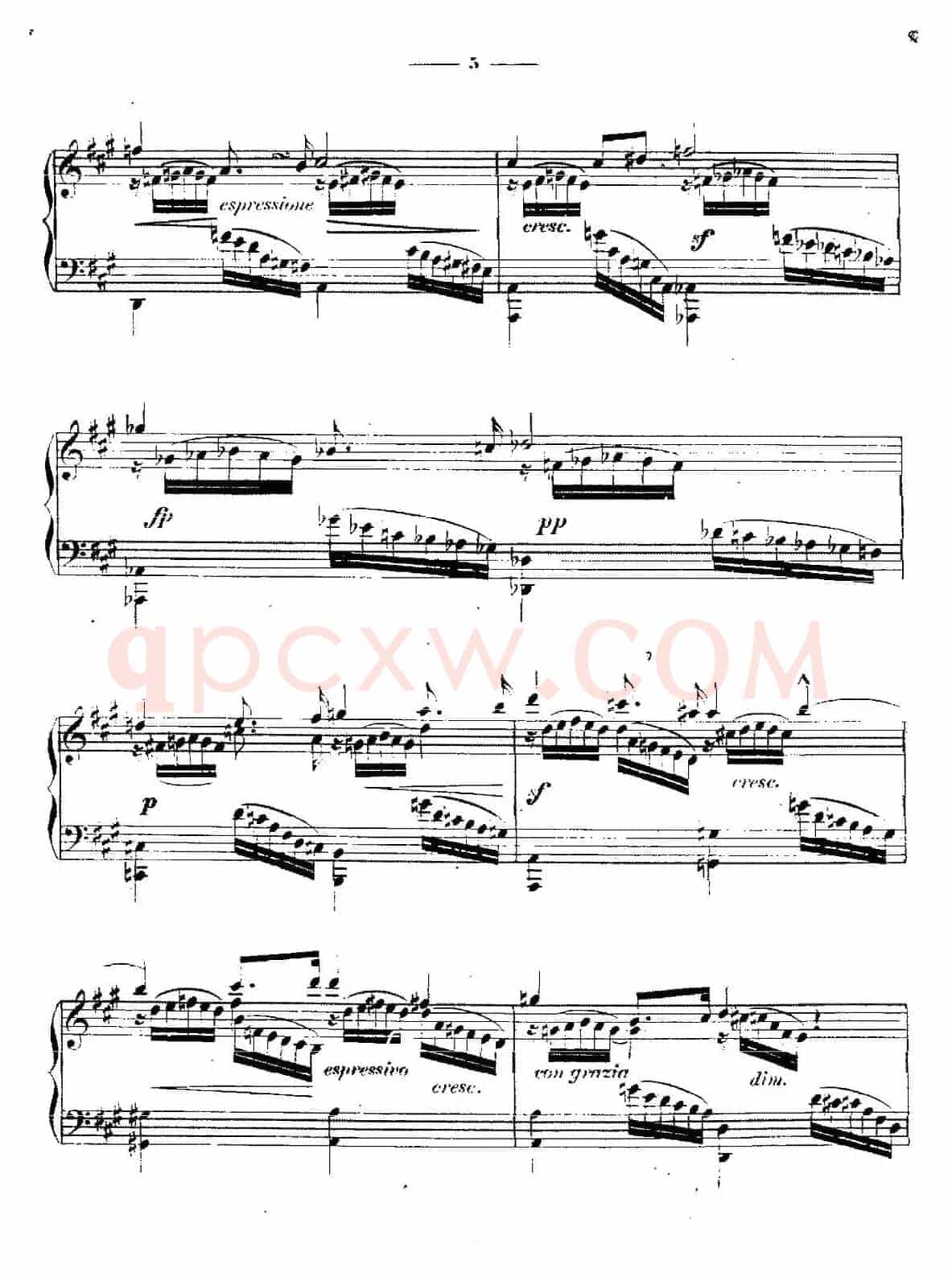 A大调练习曲“小溪”（Op.6）