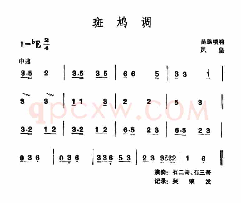 斑鸠调（苗族唢呐）
